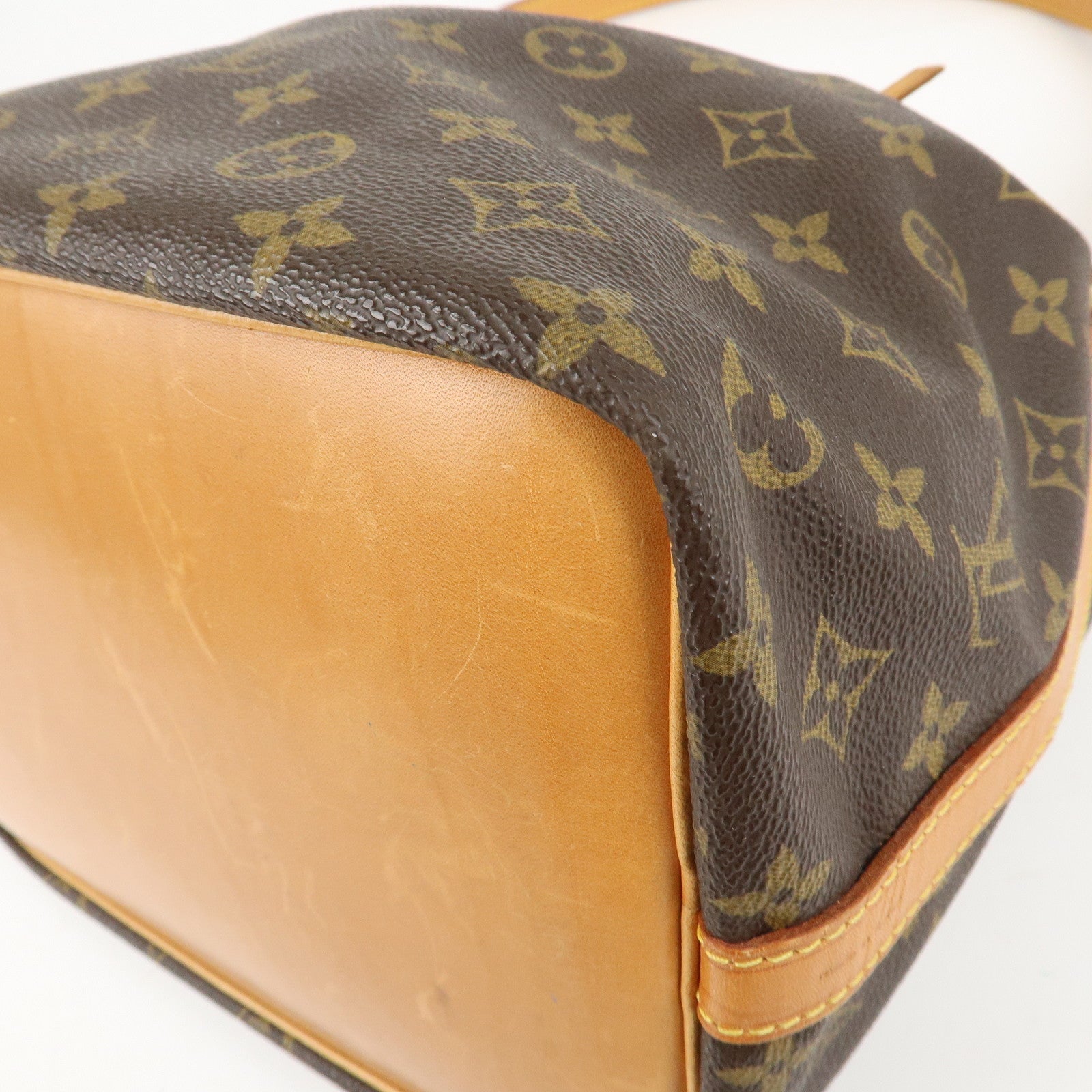 Louis Vuitton Monogram Petit Noe Shoulder Bag Brown M42226 Used