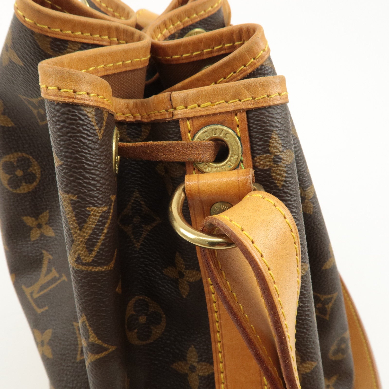 Louis Vuitton Monogram Noe Shoulder Bag Brown M42224