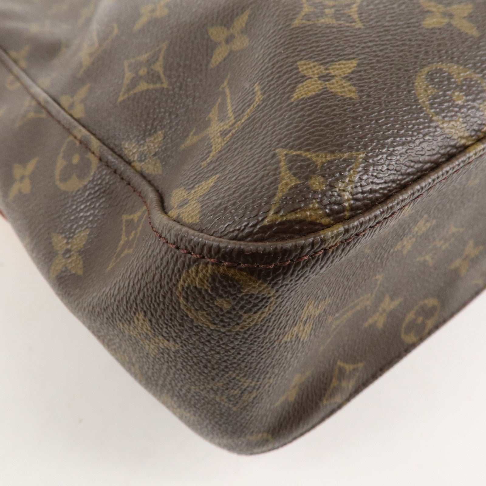 Louis Vuitton Monogram Looping GM Shoulder Bag Brown M51145