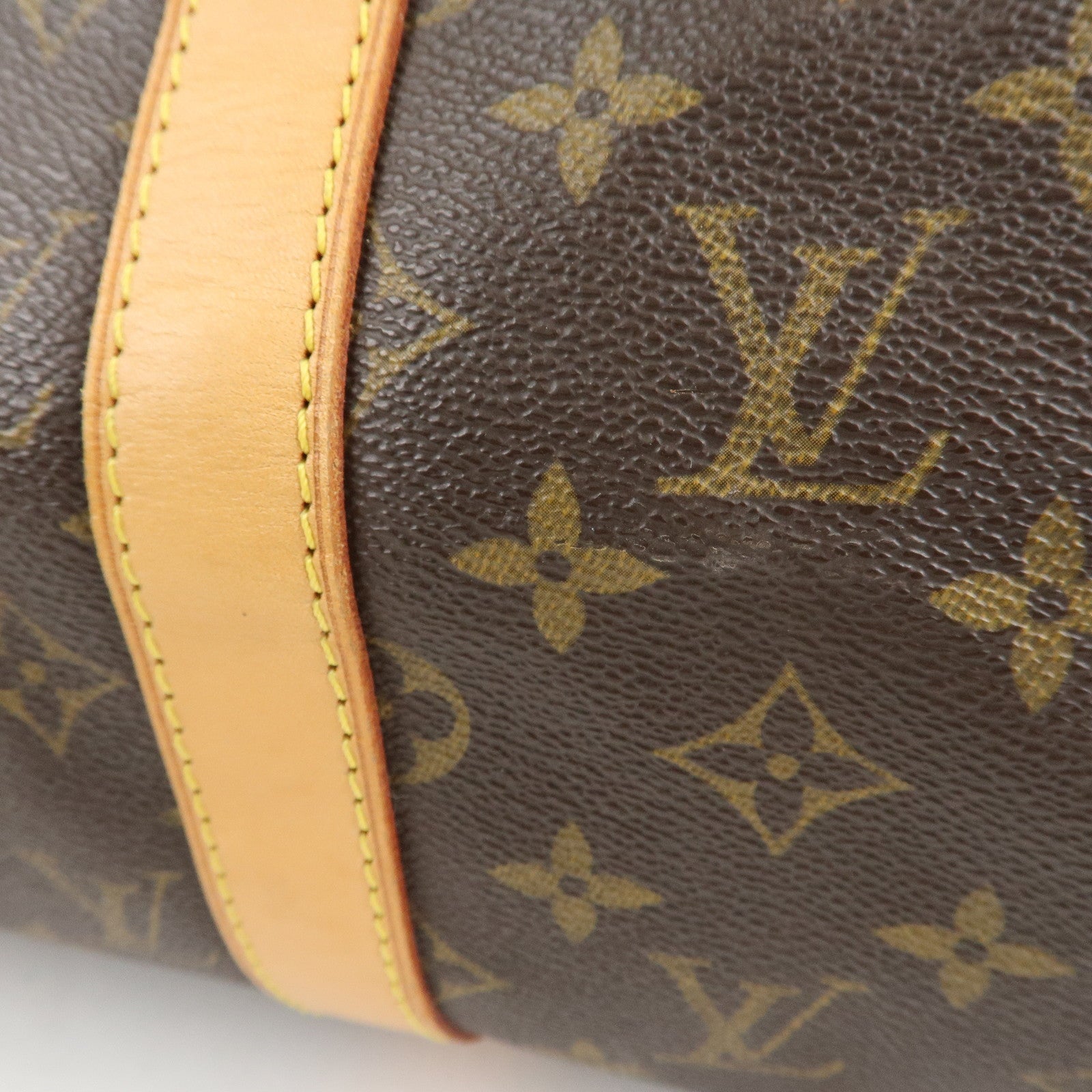 Louis Vuitton Monogram Keep All Bandouliere 50 Boston Bag M41416 Used