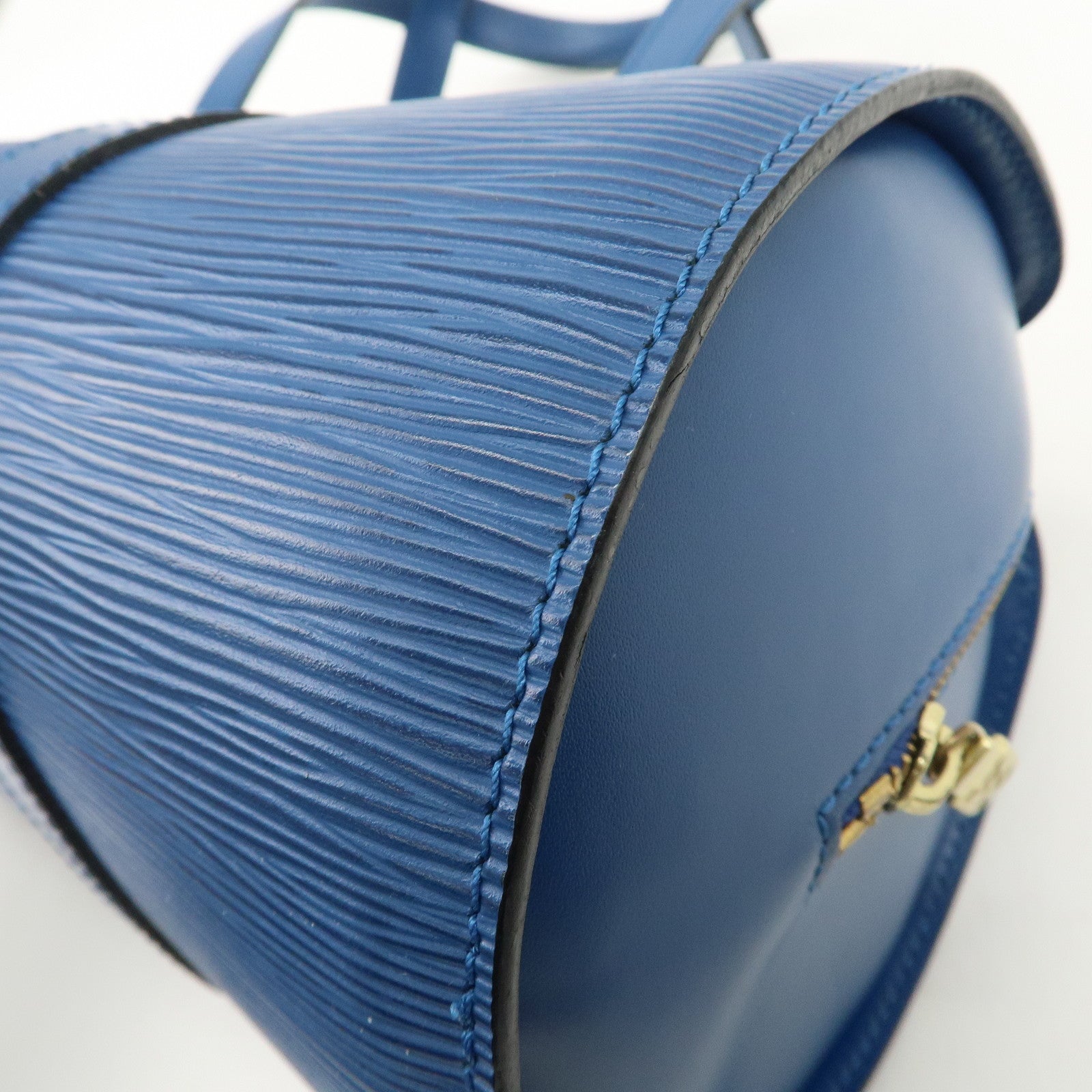 Louis Vuitton Epi Soufflot Shoulder Bag Hand Bag Blue M52222