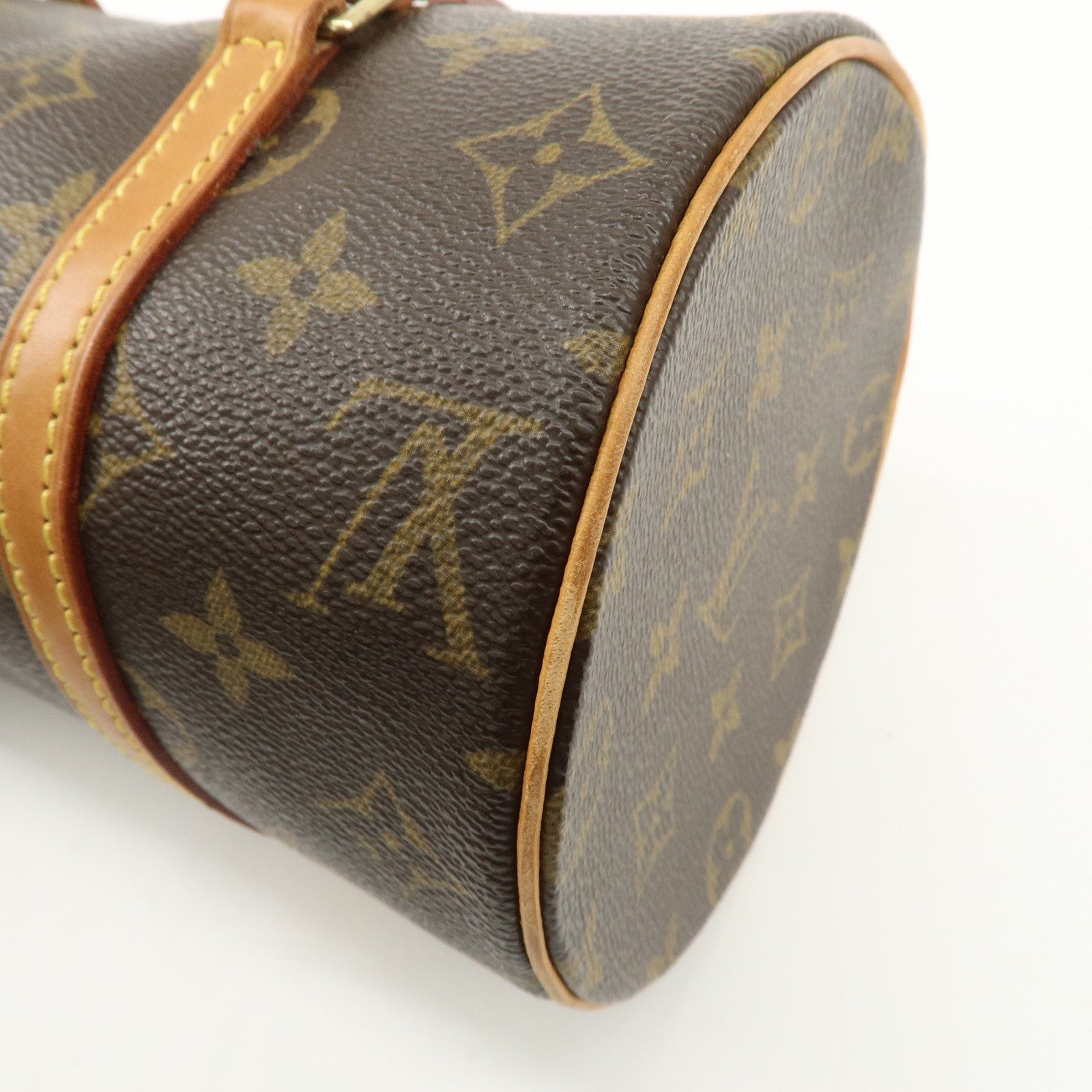 Louis Vuitton Monogram Papillon 26 Hand Bag Brown M51386 Used