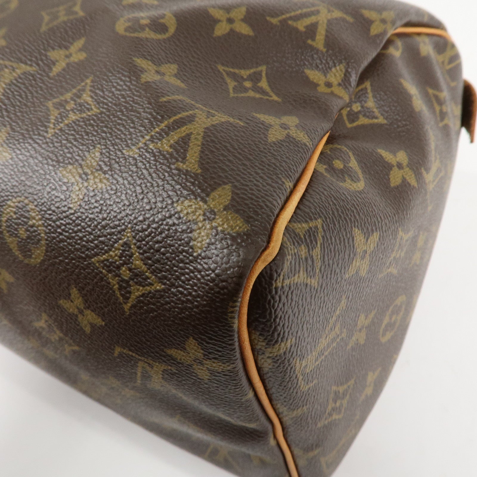 Louis Vuitton Monogram Speedy 30 Hand Bag Boston Bag M41526 Used