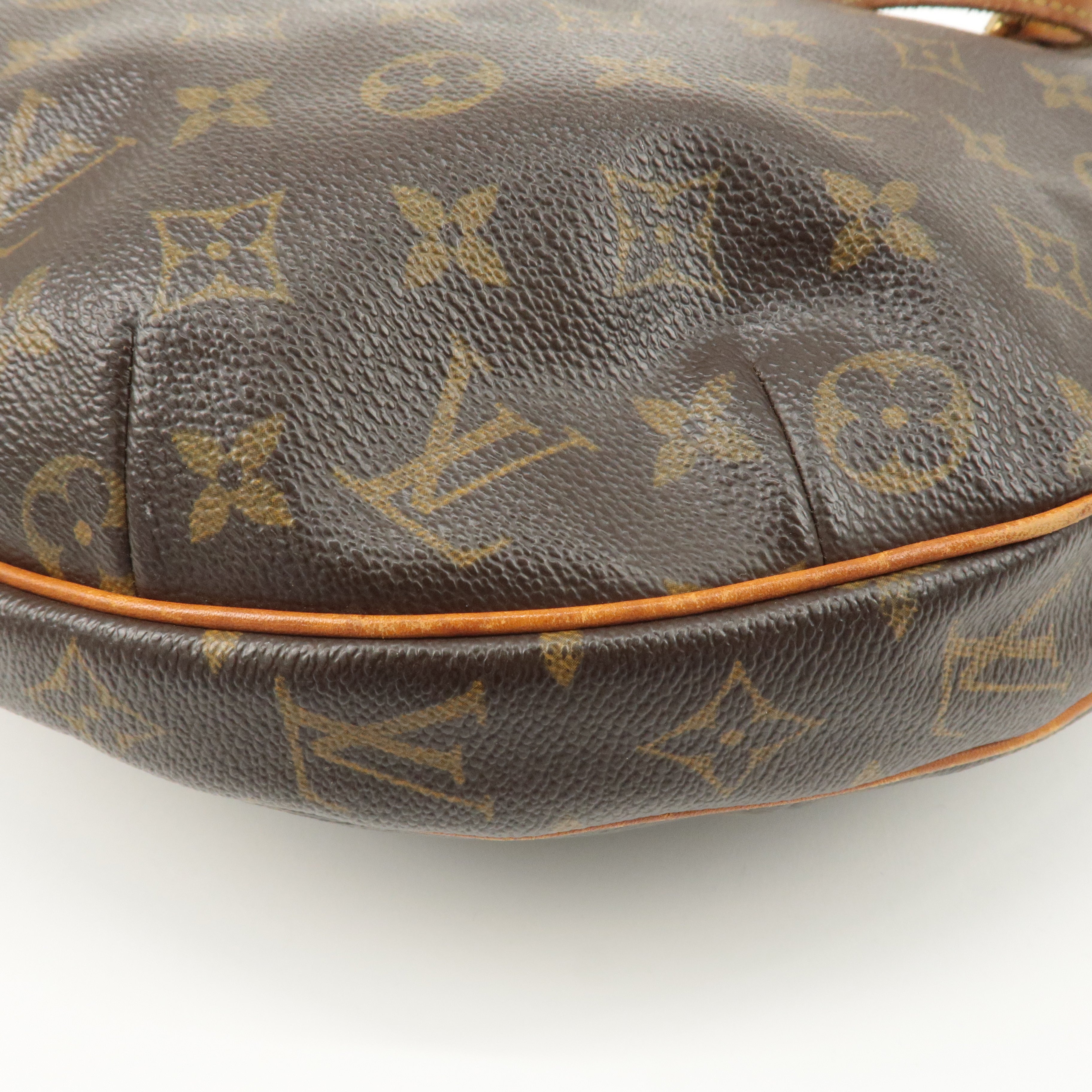 Louis Vuitton Monogram Croissant GM Shoulder Bag Brown M51511