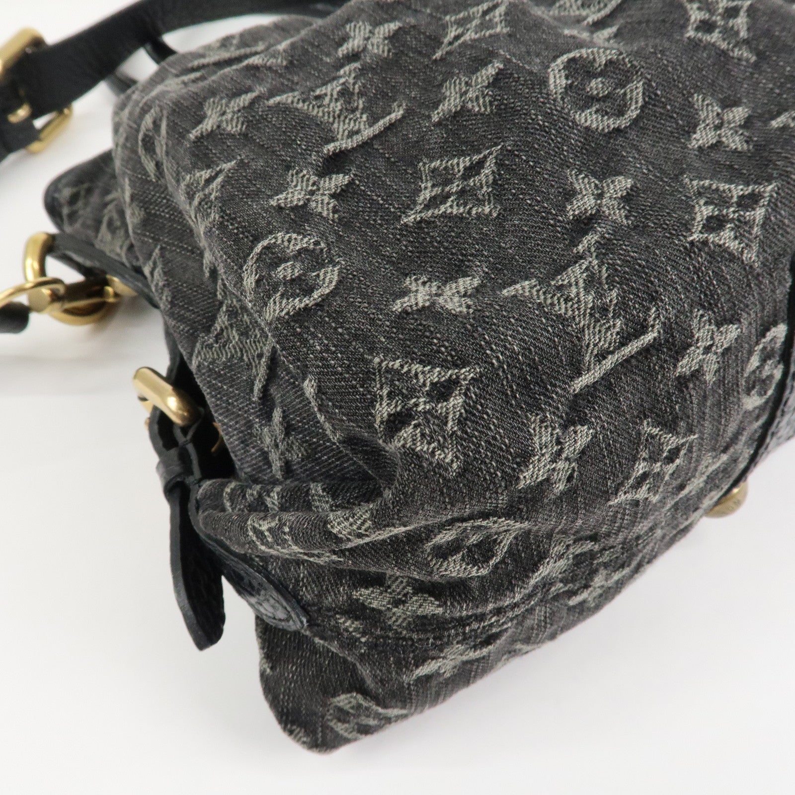 Louis Vuitton Monogram Denim Neo Cabby MM 2Way Bag Noir M95351 Used