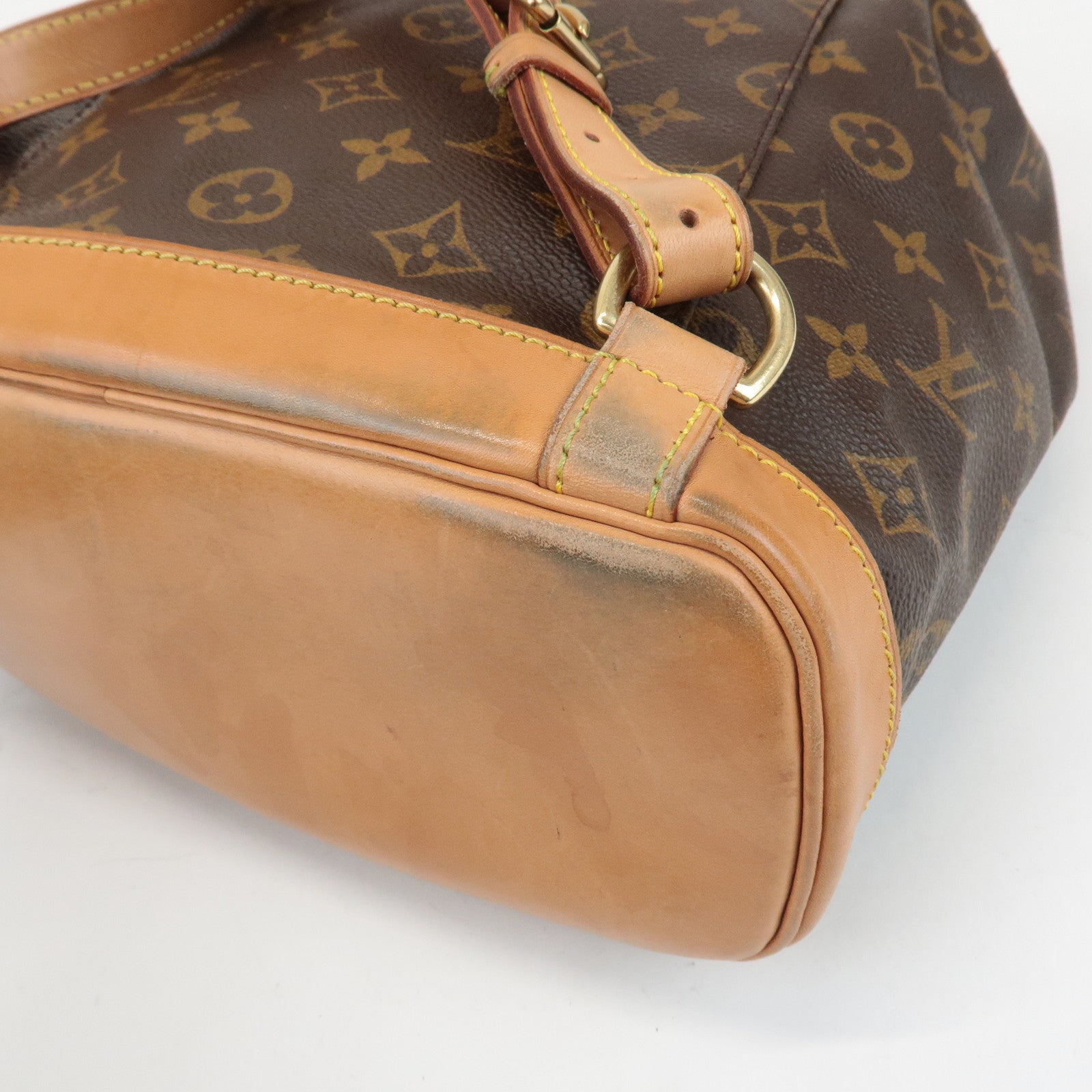 Louis Vuitton Monogram Montsouris MM Back Pack Brown M51136 Used