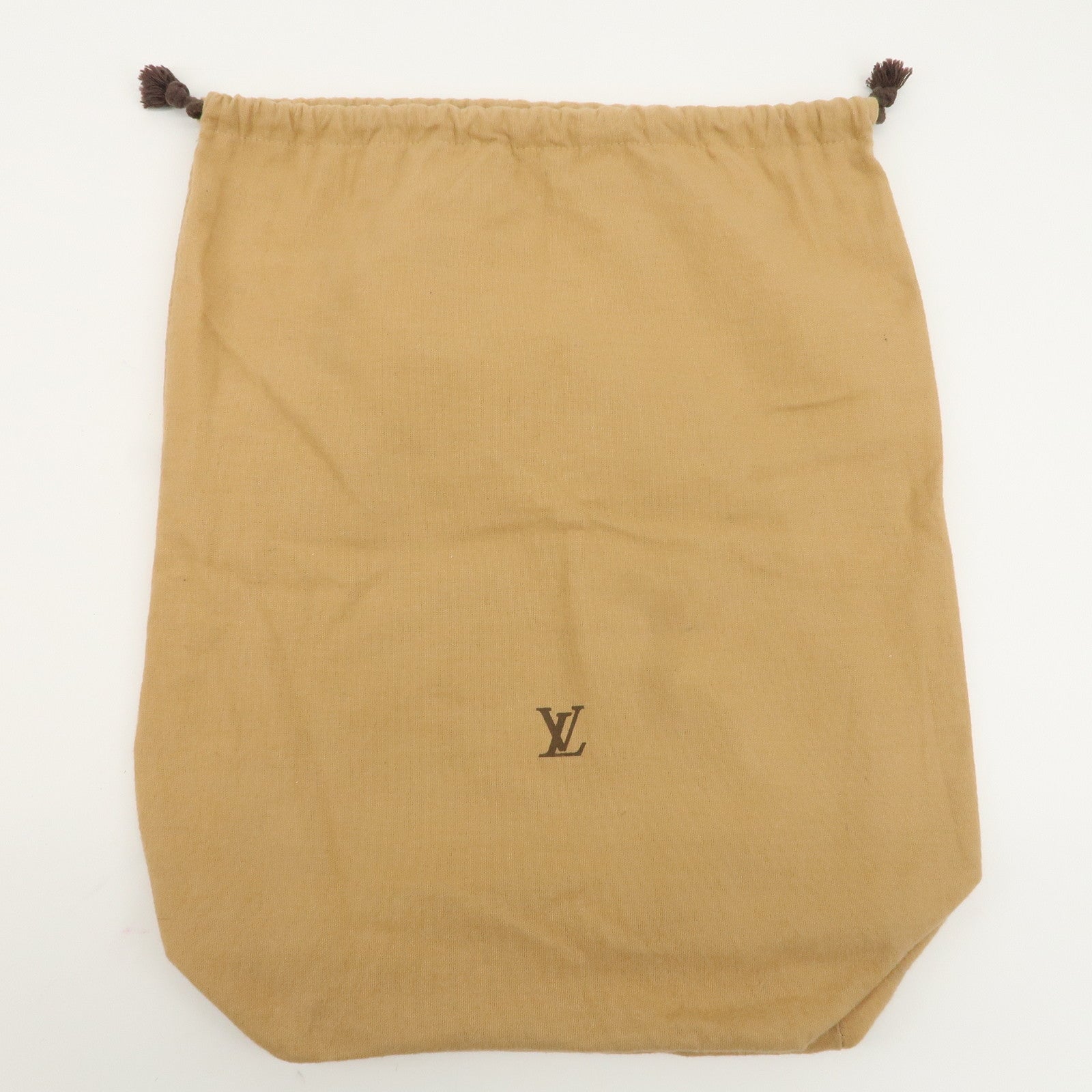 Louis Vuitton Set of 8 Dust Bag Storage Bag Drawstring Beige Used