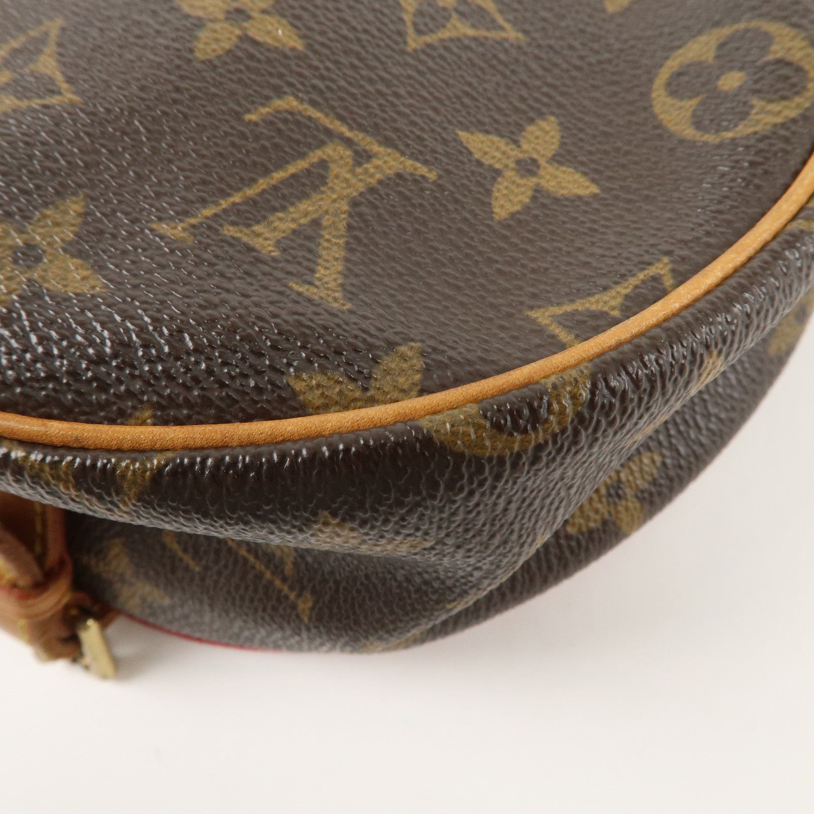 Louis Vuitton Monogram Tamburan Shoulder Bag Brown M51179