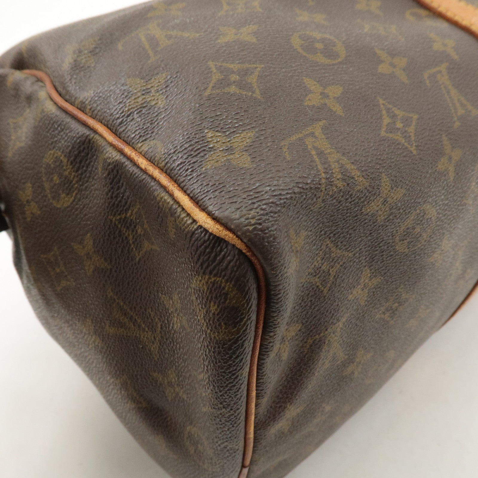 Louis Vuitton Monogram Keep All 45 Boston Bag Brown M41428