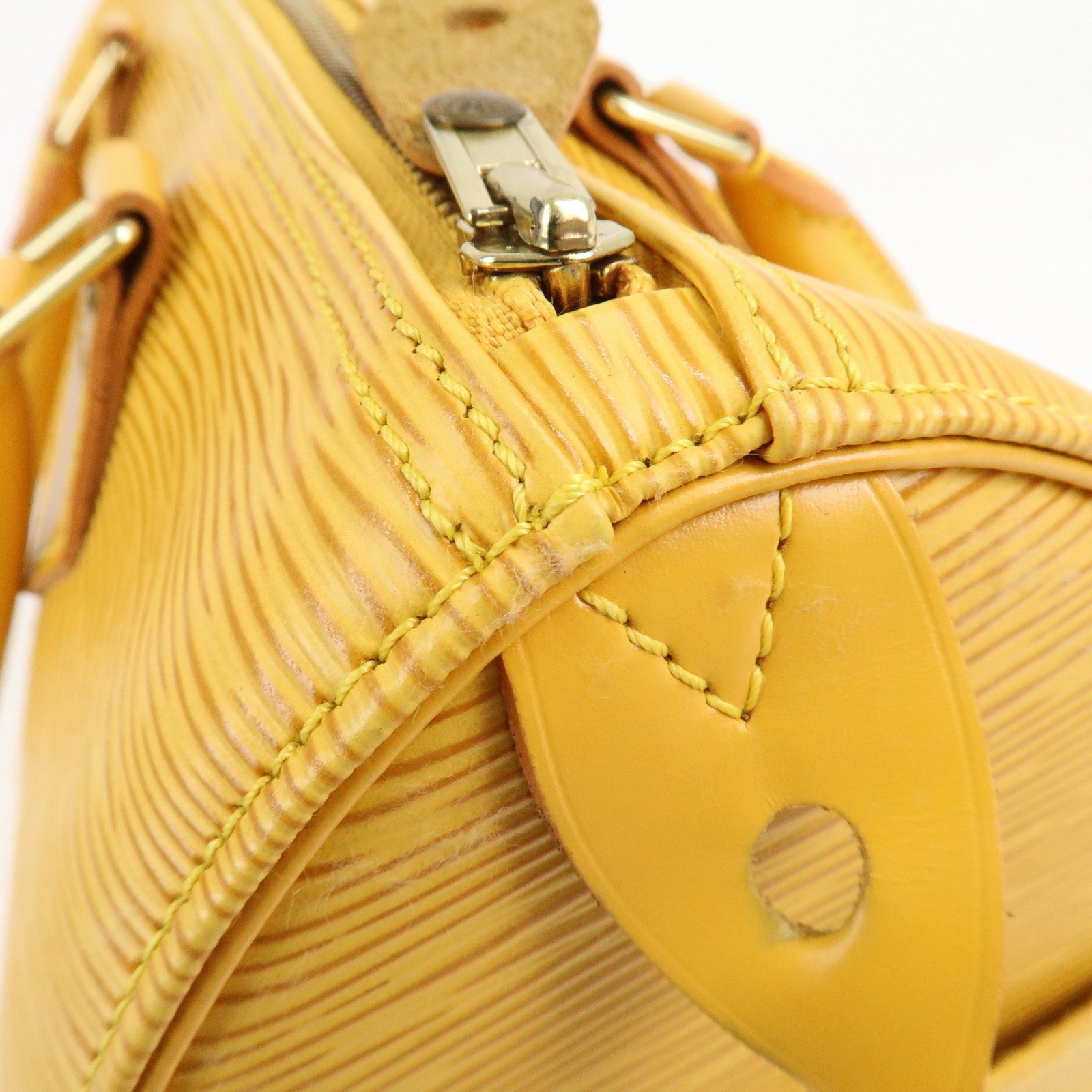 Louis Vuitton Epi Speedy 25 Boston Bag Hand Bag Yellow M43019 Used