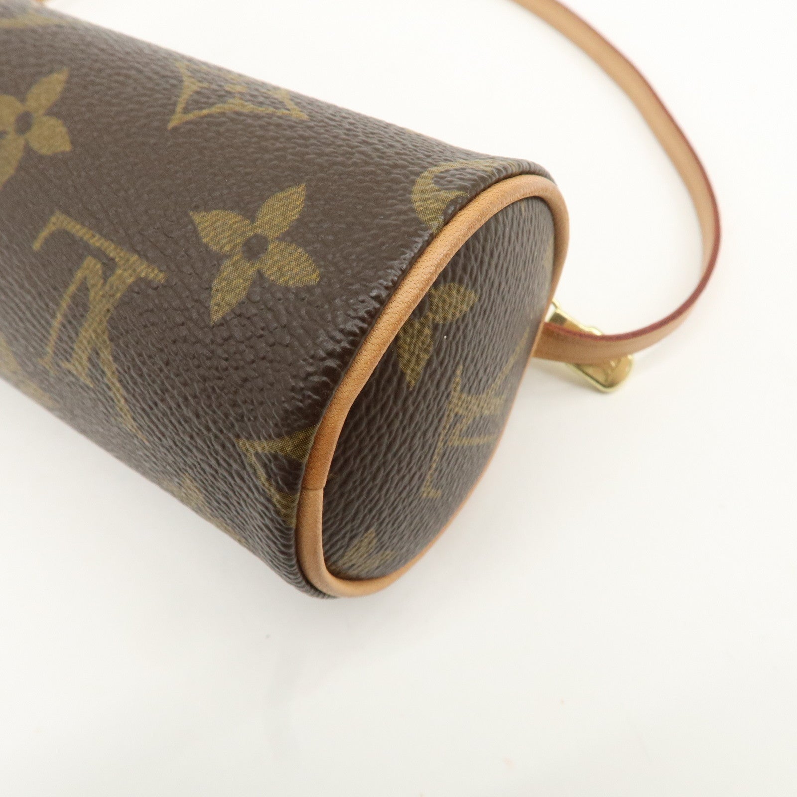 Louis Vuitton Monogram Mini Pouch for Papillon Bag Brown Used