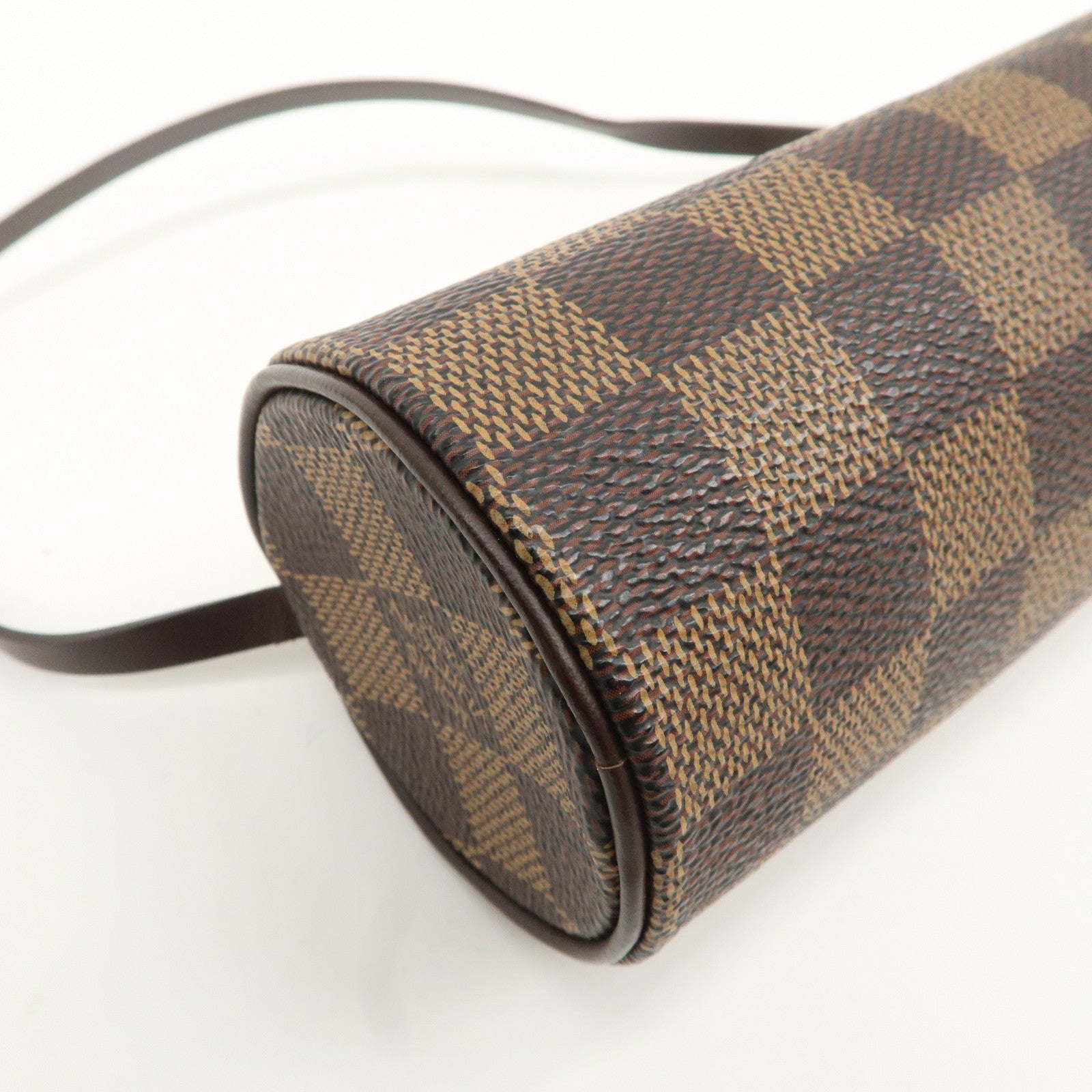 Louis Vuitton Damier Mini Pouch for Papillon Bag Brown Used