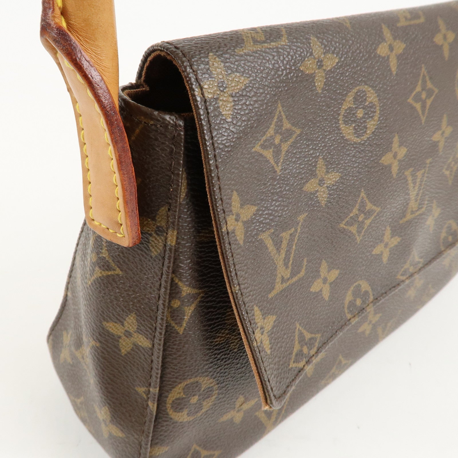 Louis Vuitton Monogram Mini Looping Shoulder Bag Hand Bag M51147 Used