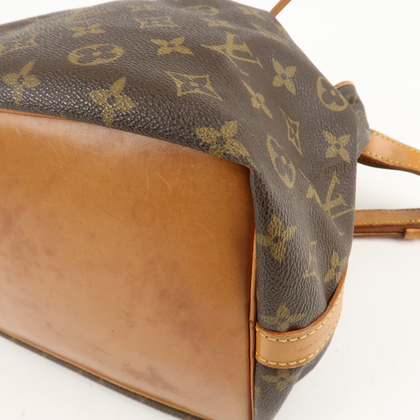 Louis Vuitton Monogram Petit Noe Shoulder Bag Brown M42226 Used