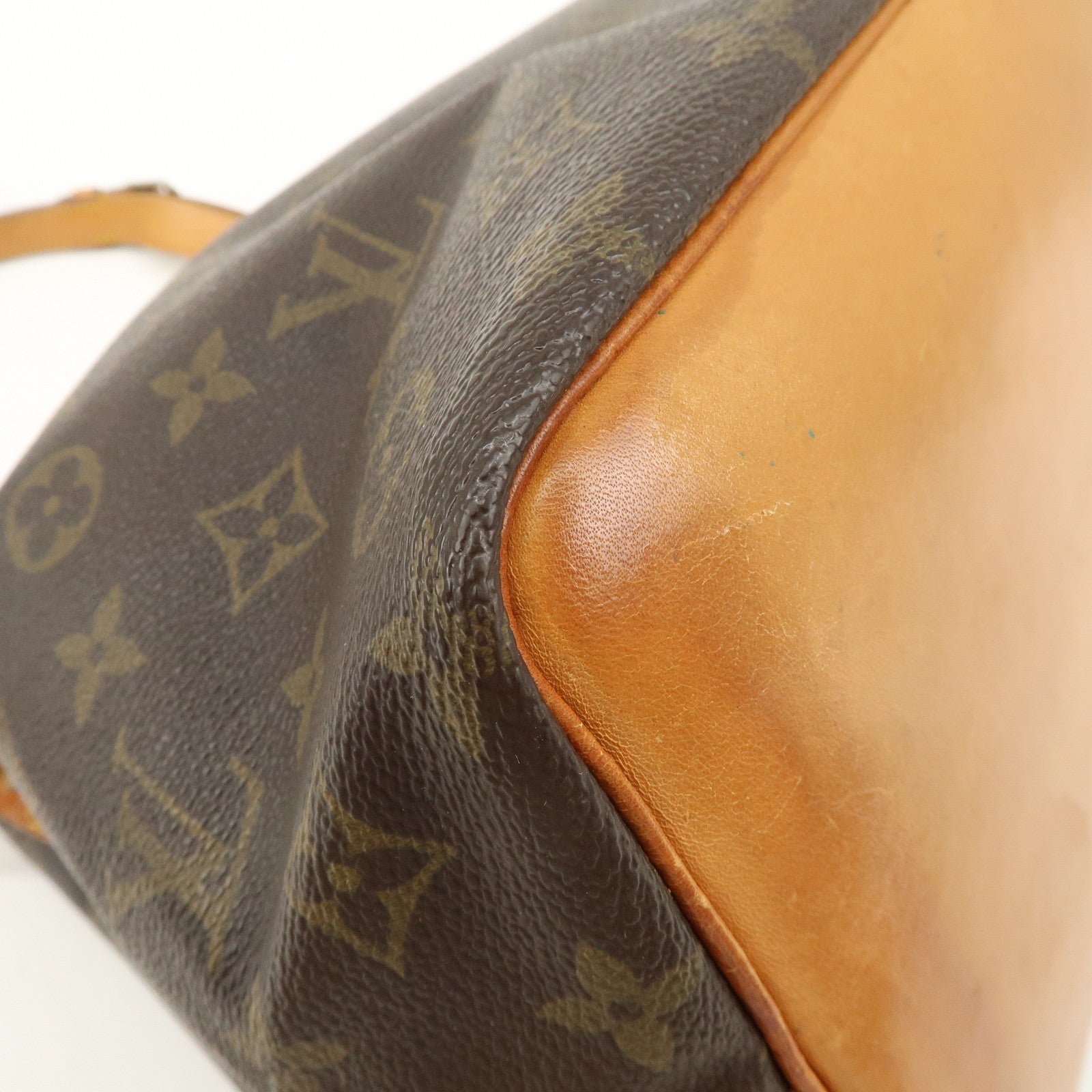 Louis Vuitton Monogram Petit Noe Shoulder Bag Brown M40818