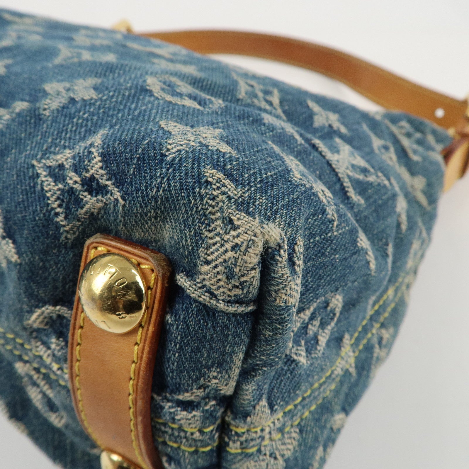 Louis Vuitton Monogram Denim Baggy PM Shoulder Bag M95049