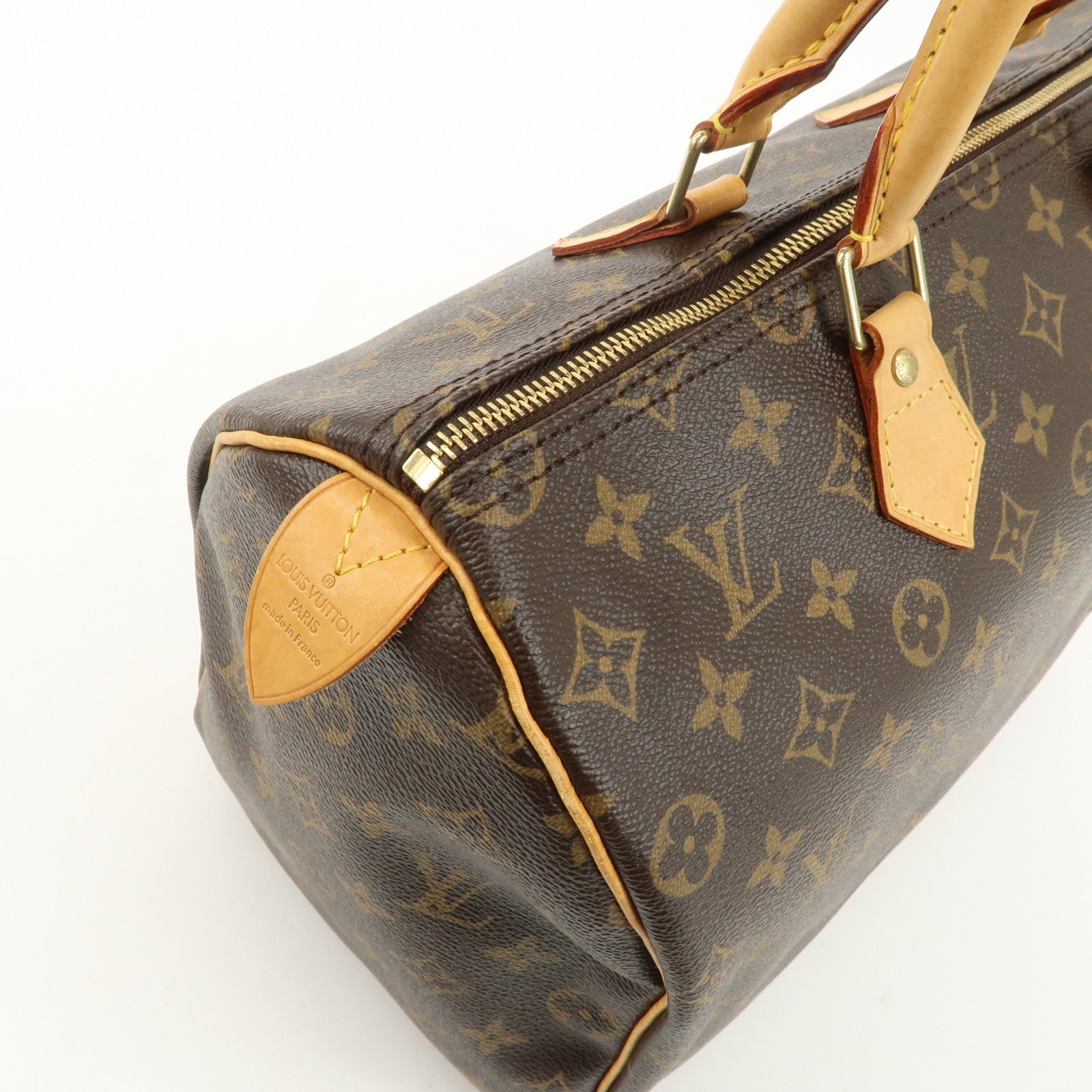 Louis Vuitton Monogram Speedy 35 Hand Bag Boston Bag M41524 Used