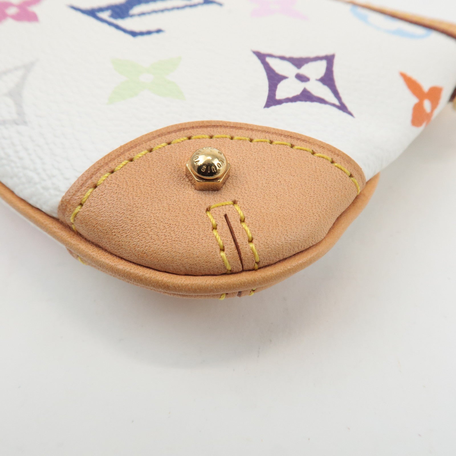 Louis Vuitton Monogram Multicolor Pochette Milla MM Blanc M60096