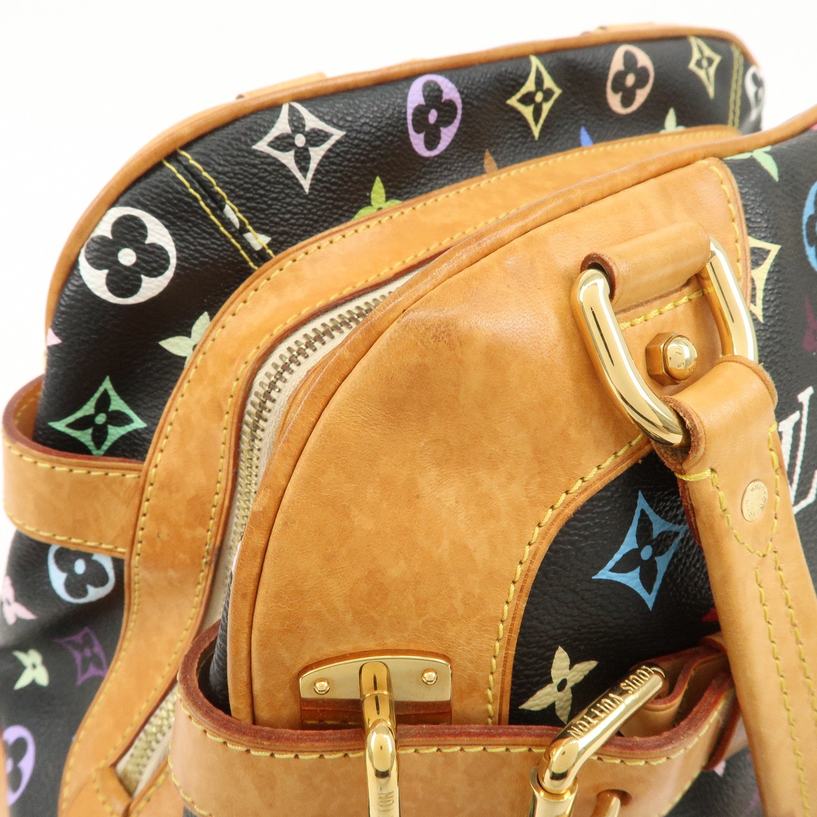 Louis Vuitton Monogram Multicolor Claudia Hand Bag M40194 Used