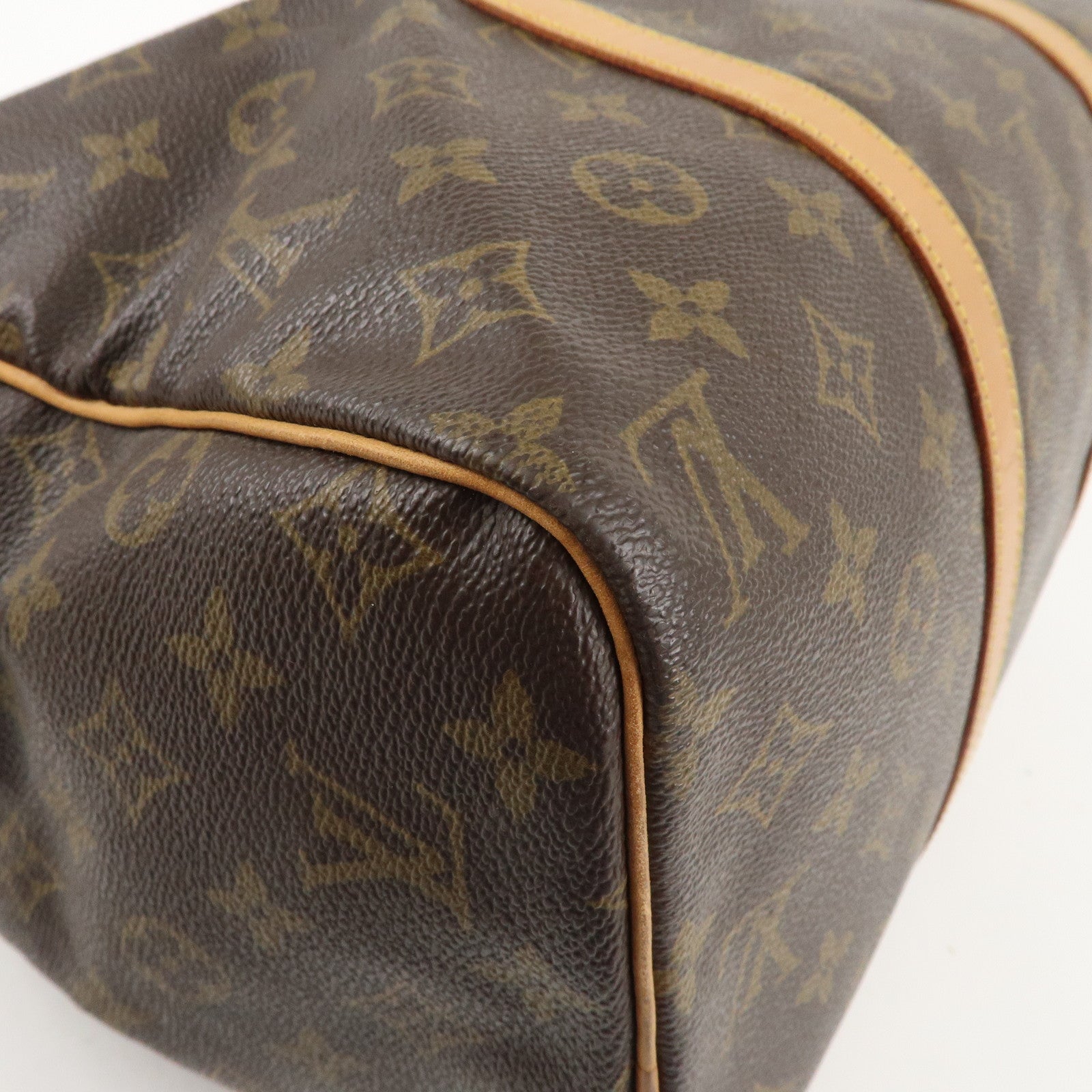 Louis Vuitton Monogram Sac Souple 35 Boston Bag Brown M41626