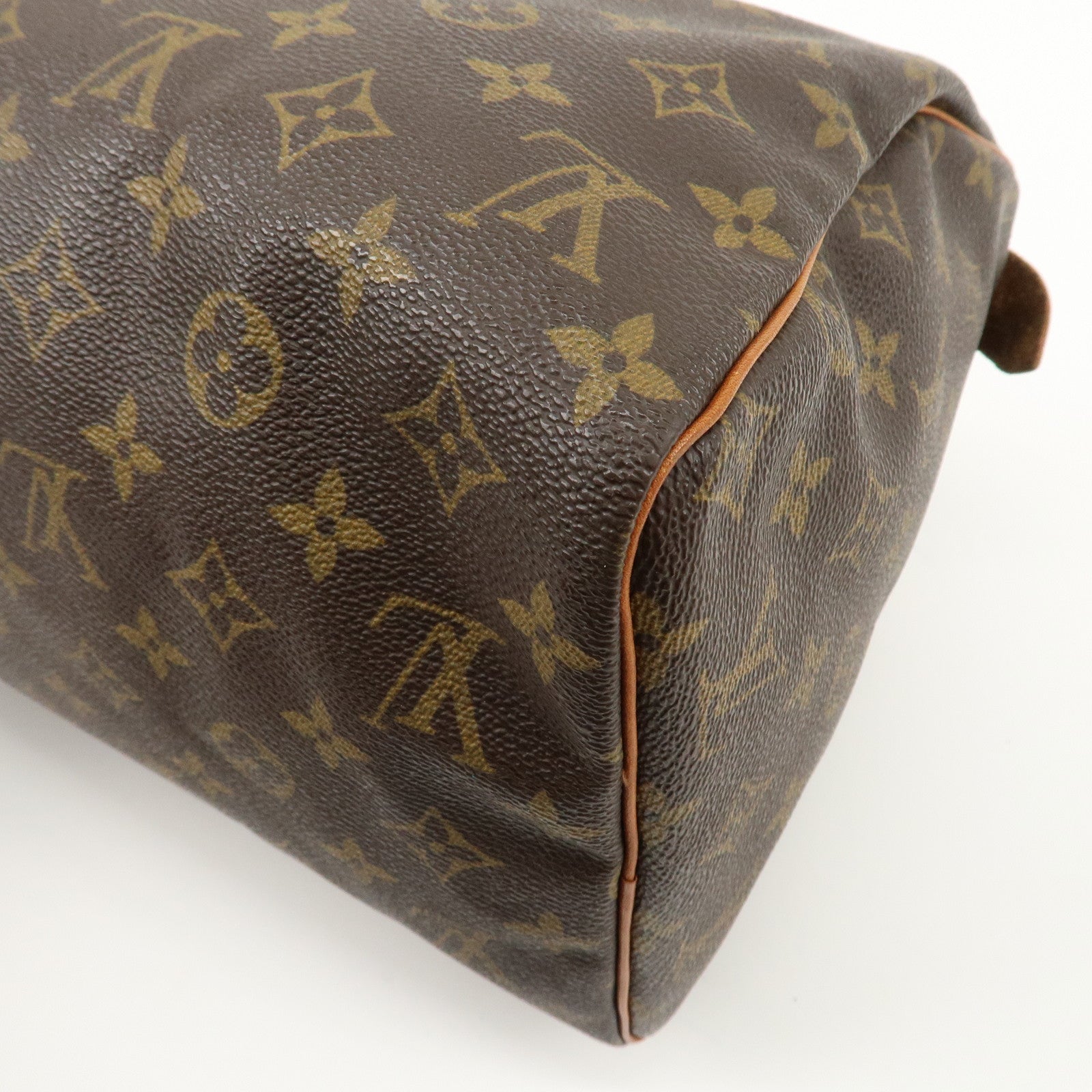 Louis Vuitton Monogram Speedy 30 Hand Bag Boston Bag M41108 Used