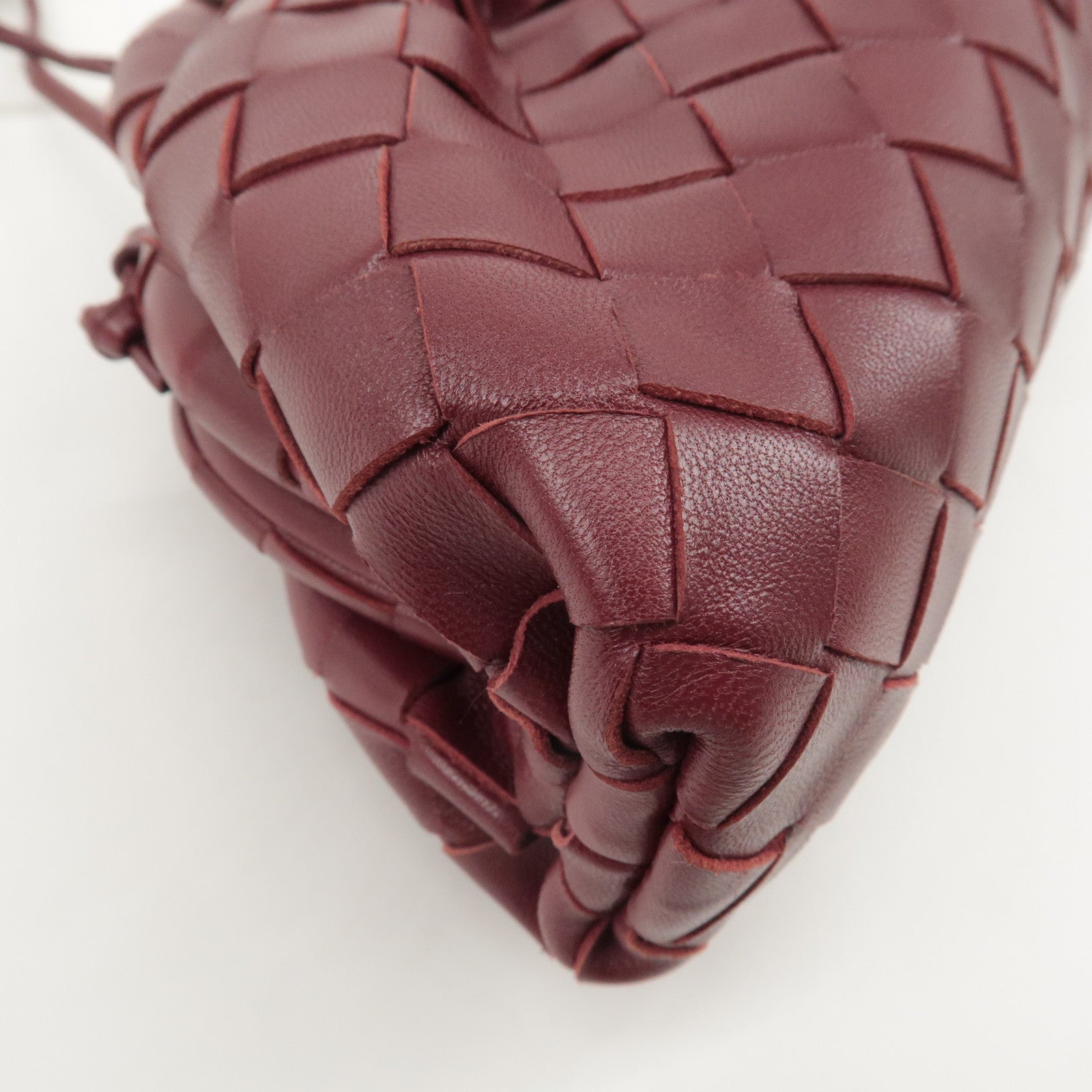 BOTTEGA VENETA Intrecciato Leather Mini Pouch Shoulder Bag