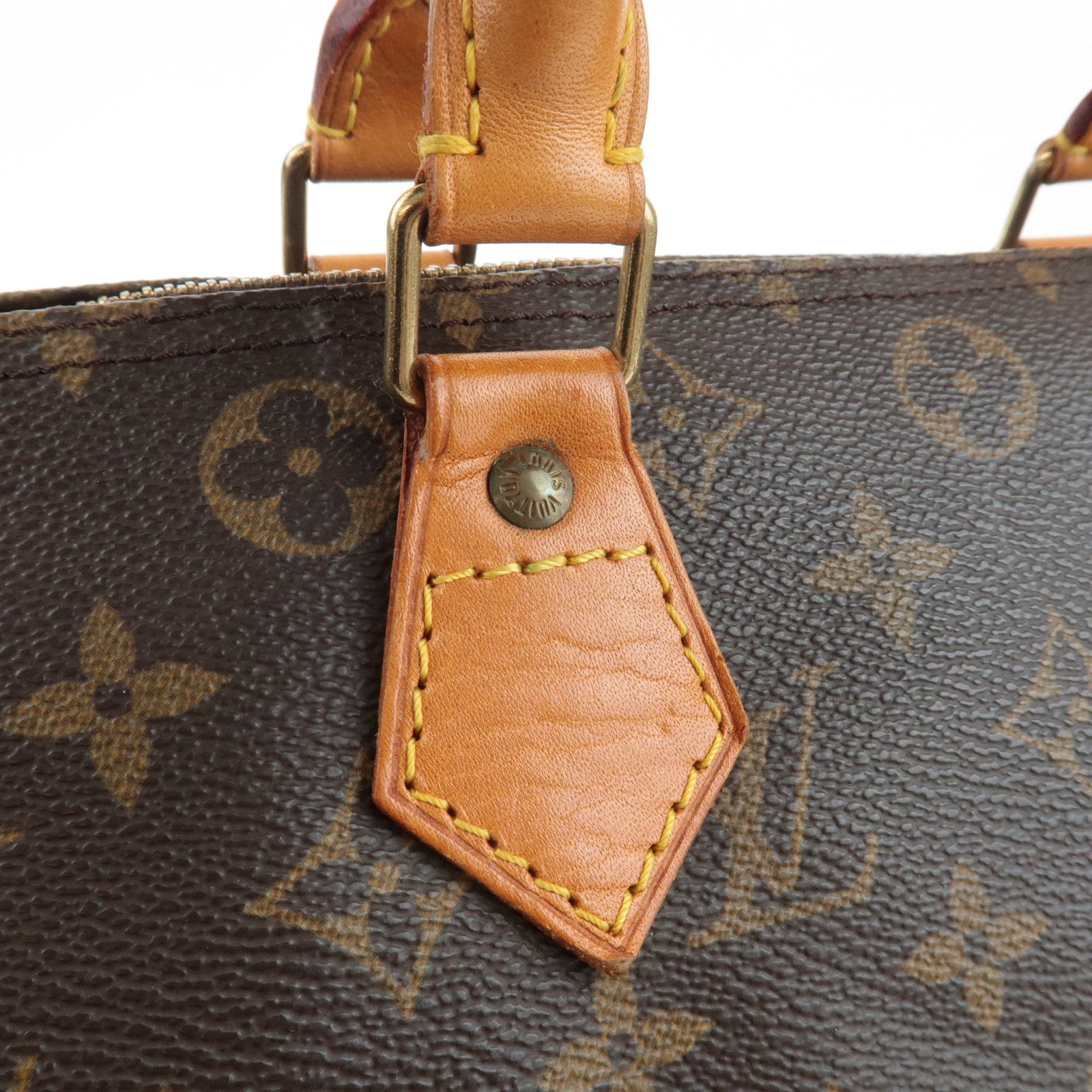 Louis Vuitton Monogram Speedy 30 Hand Bag Boston Bag M41526 Used