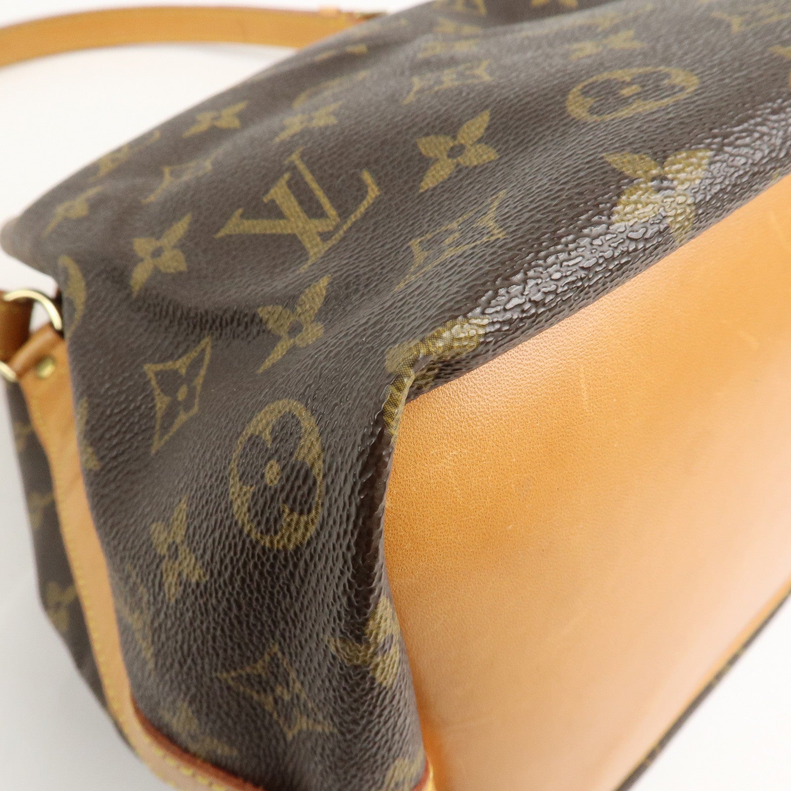 Louis Vuitton Monogram Petit Noe Shoulder Bag Brown M42226 Used