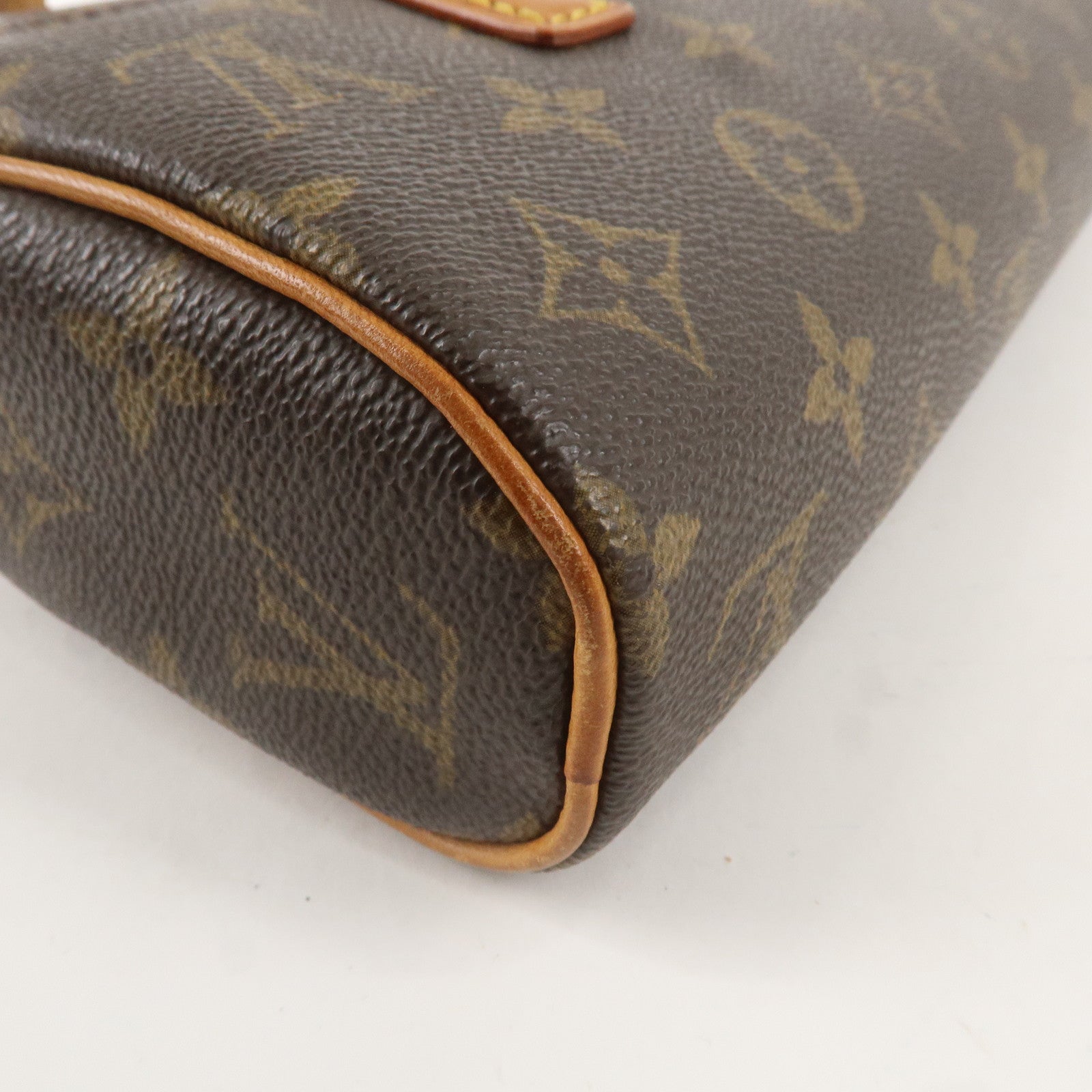 Louis Vuitton Monogram Sonatine Hand Bag Brown M51902