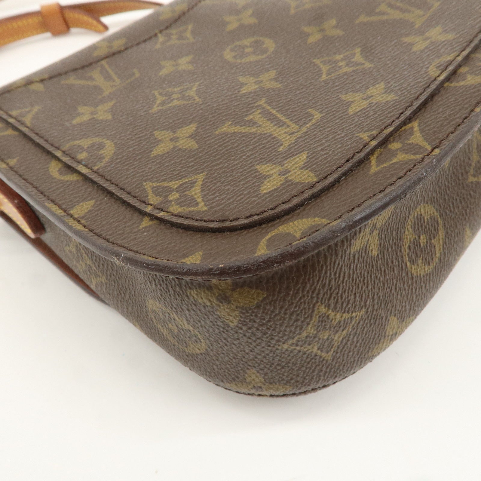 Louis Vuitton Monogram Saint Cloud MM Shoulder Bag Brown M51243