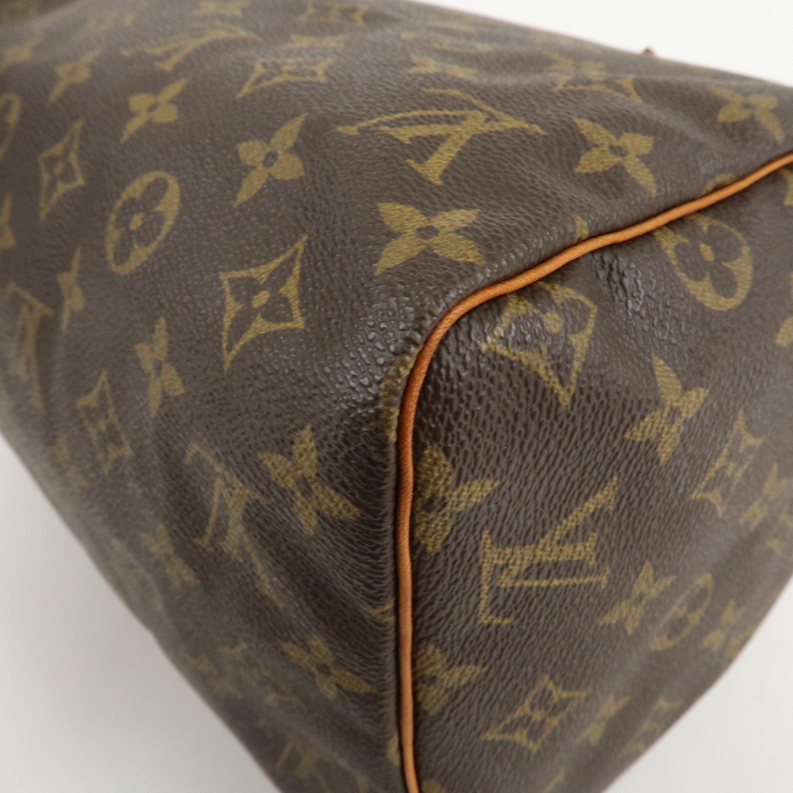 Louis Vuitton Monogram Speedy 30 Hand Bag Boston Bag M41526 Used