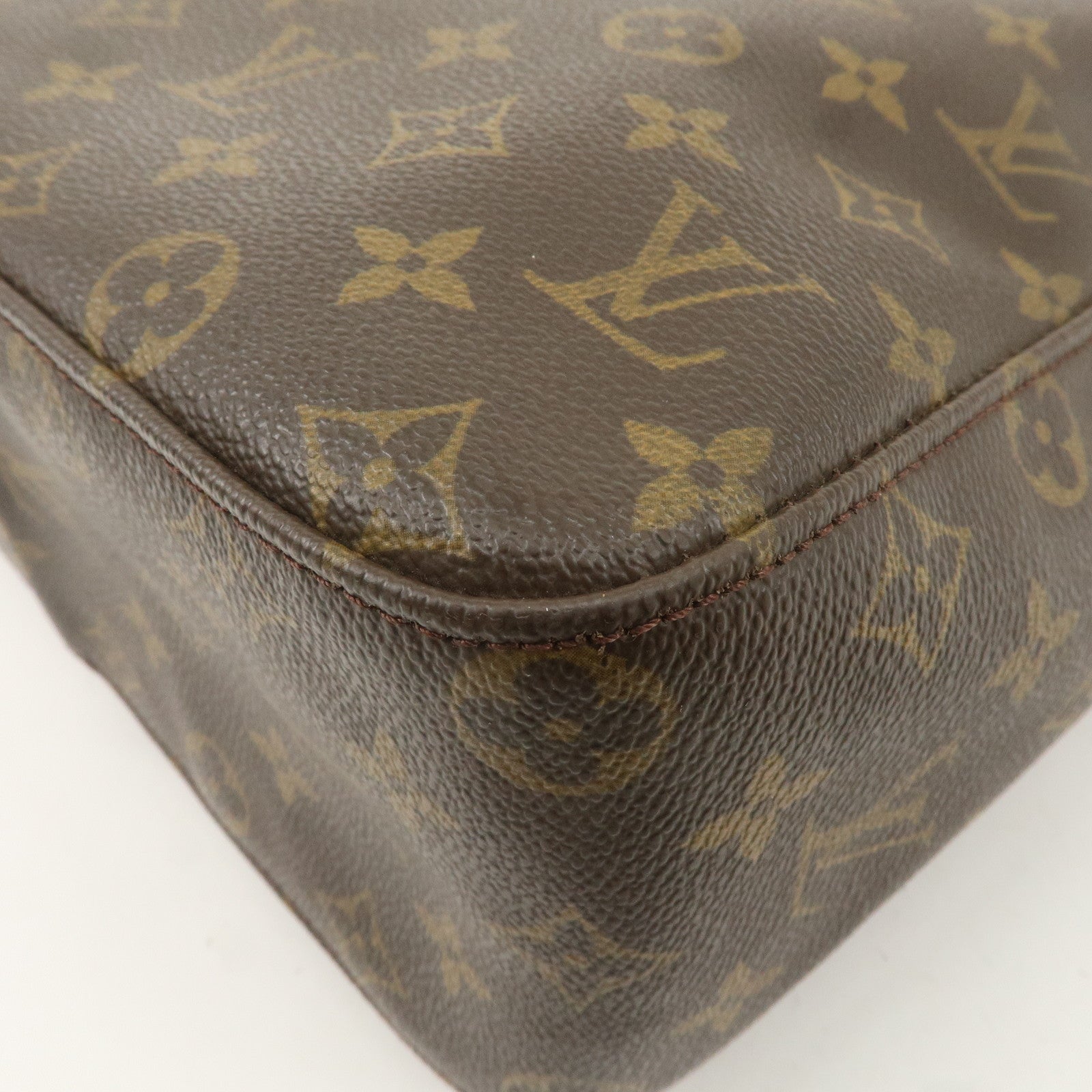 Louis Vuitton Monogram Looping GM Shoulder Bag Brown M51145