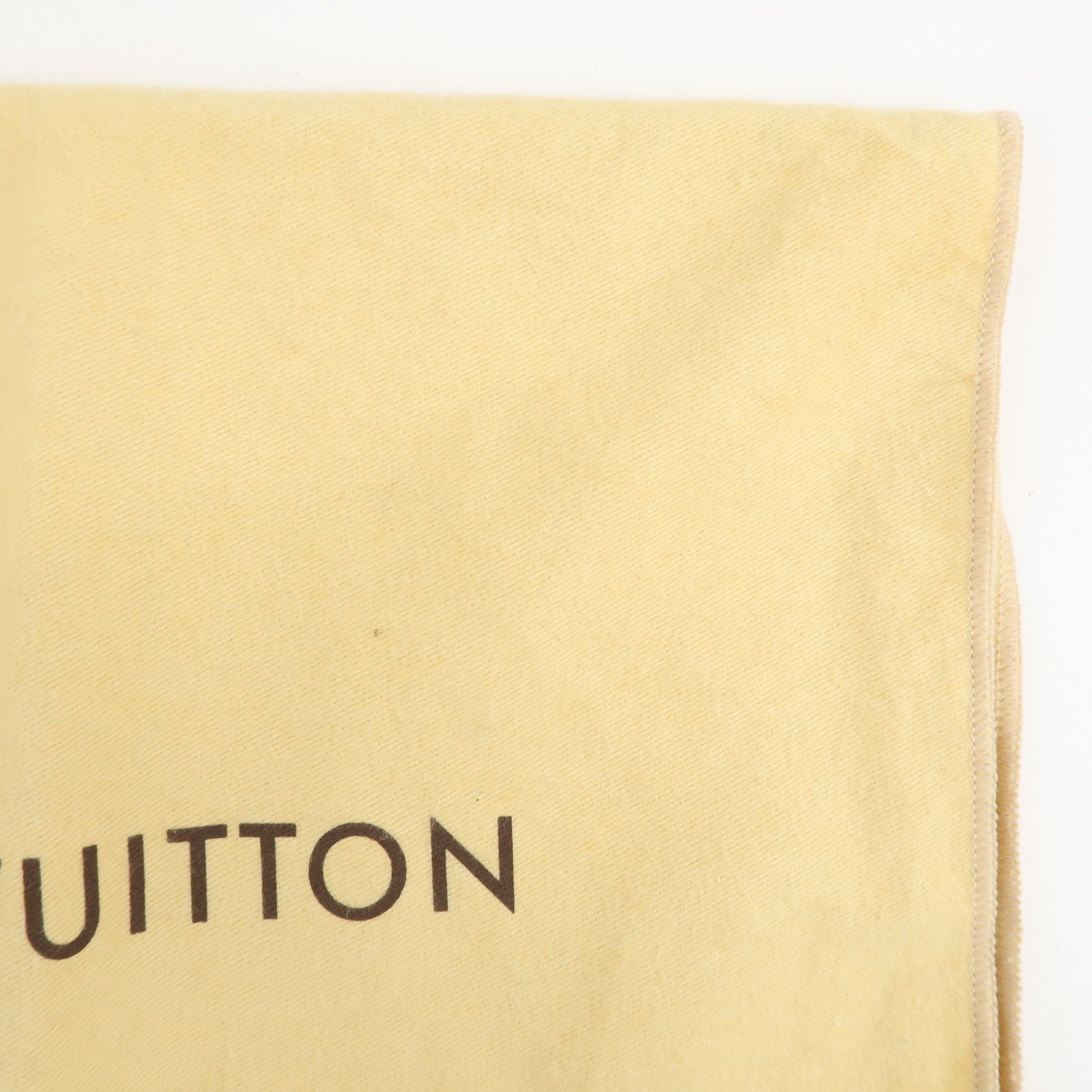 Louis Vuitton Set Of 10 Dust Bag Flap Style Beige Used