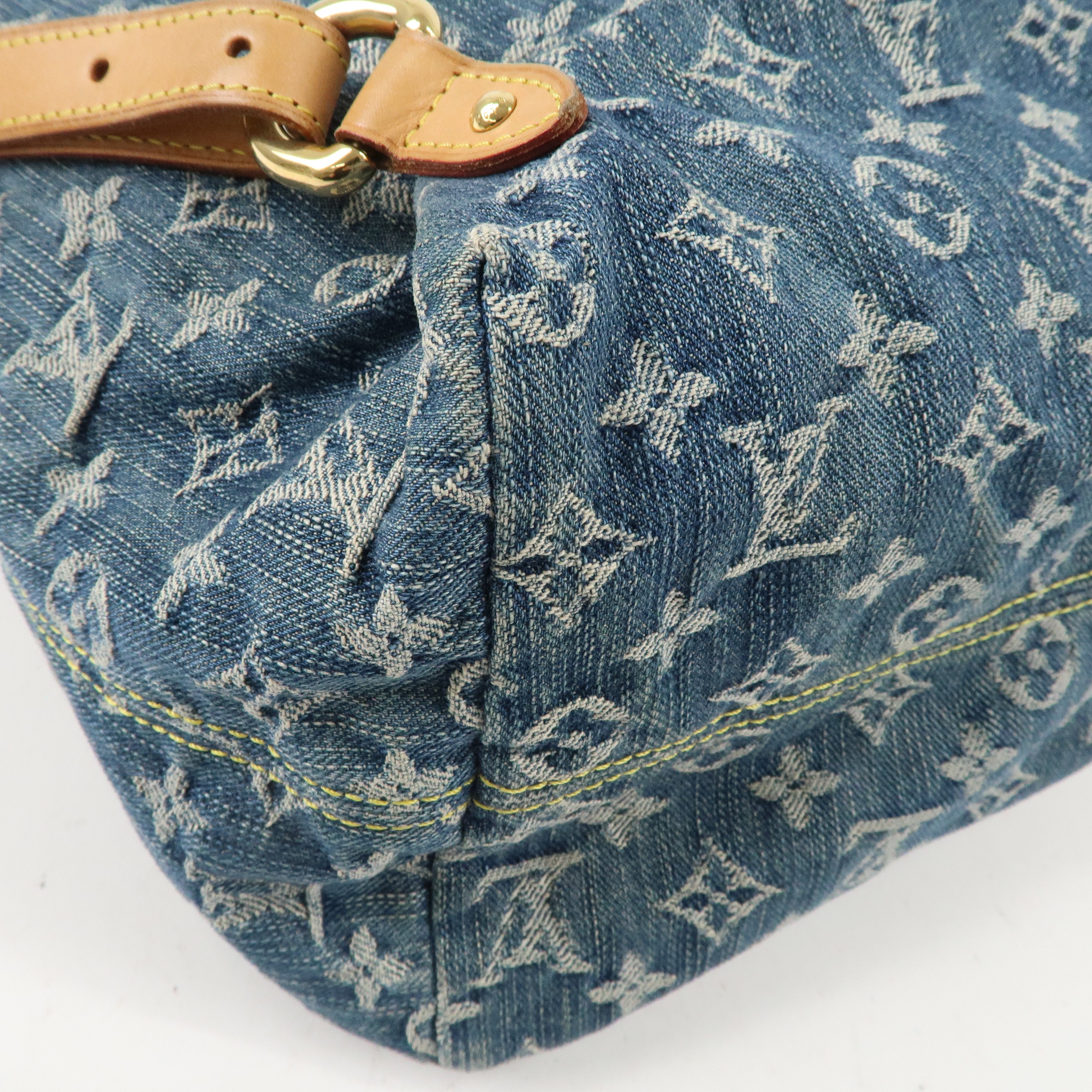 Louis Vuitton Monogram Denim Sac a Dos GM Back Pack Blue M95056