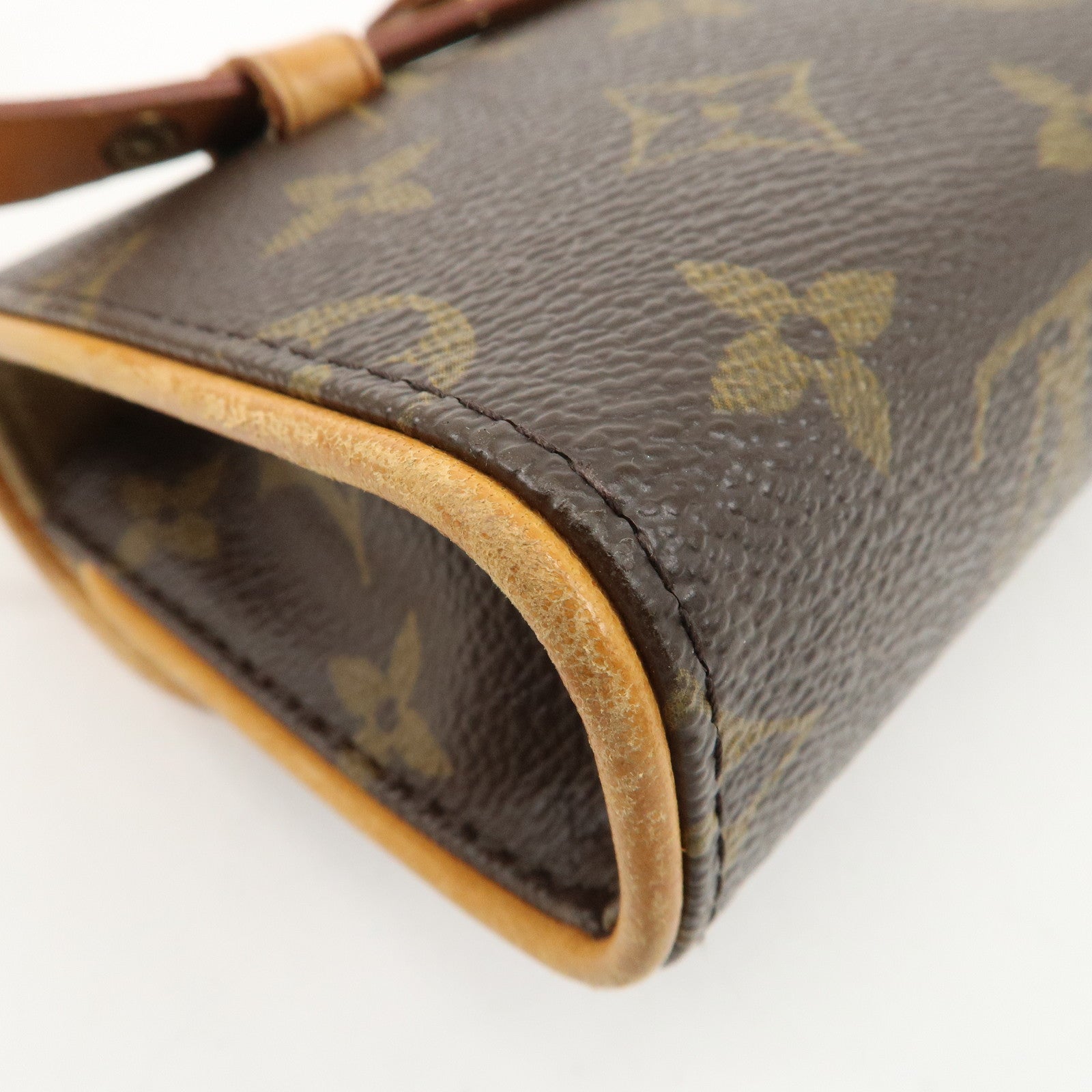 Louis Vuitton Monogram Pochette Florentine Waist Bag BeltXS M51855