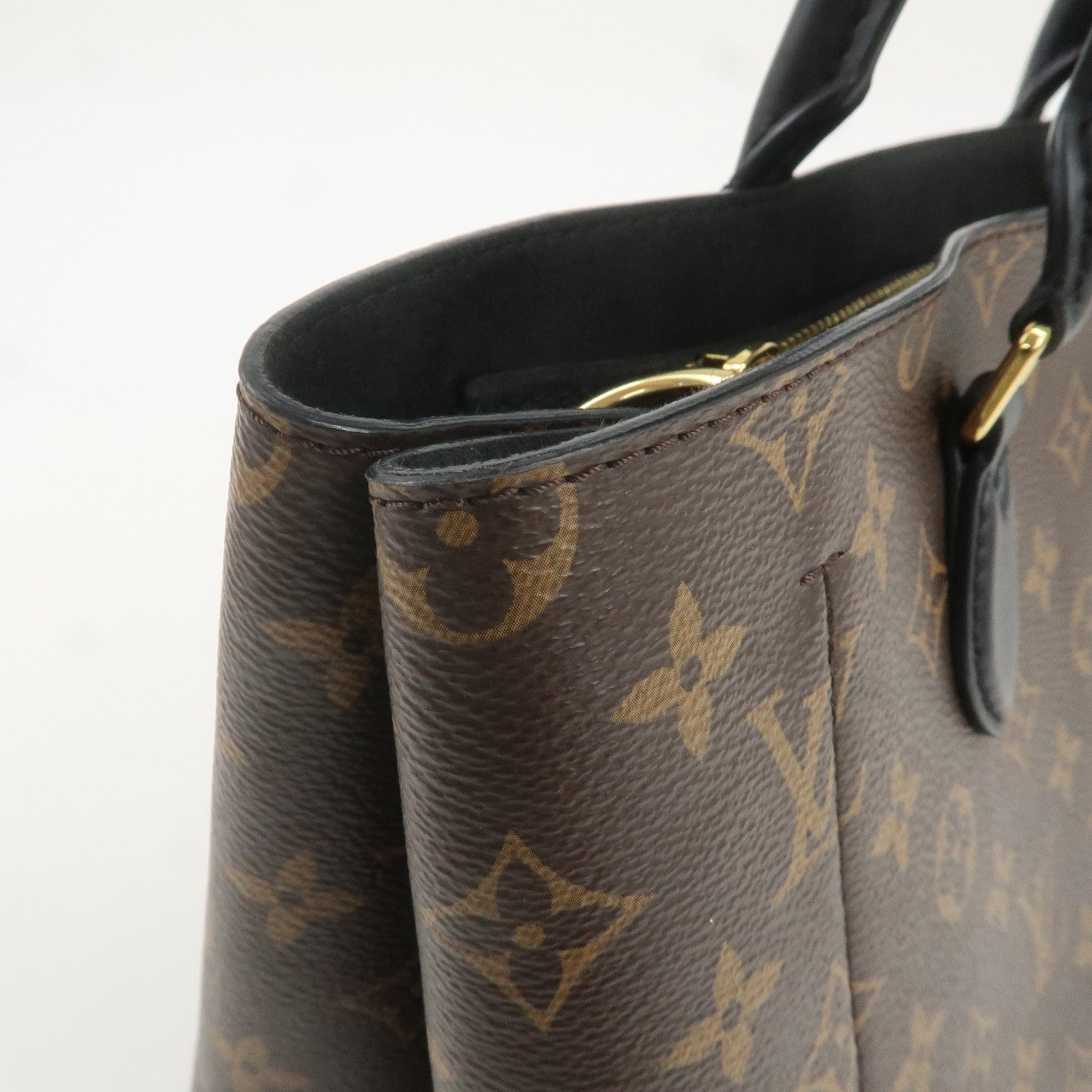 Louis Vuitton Monogram Flower Tote 2Way Hand Bag Noir M43550