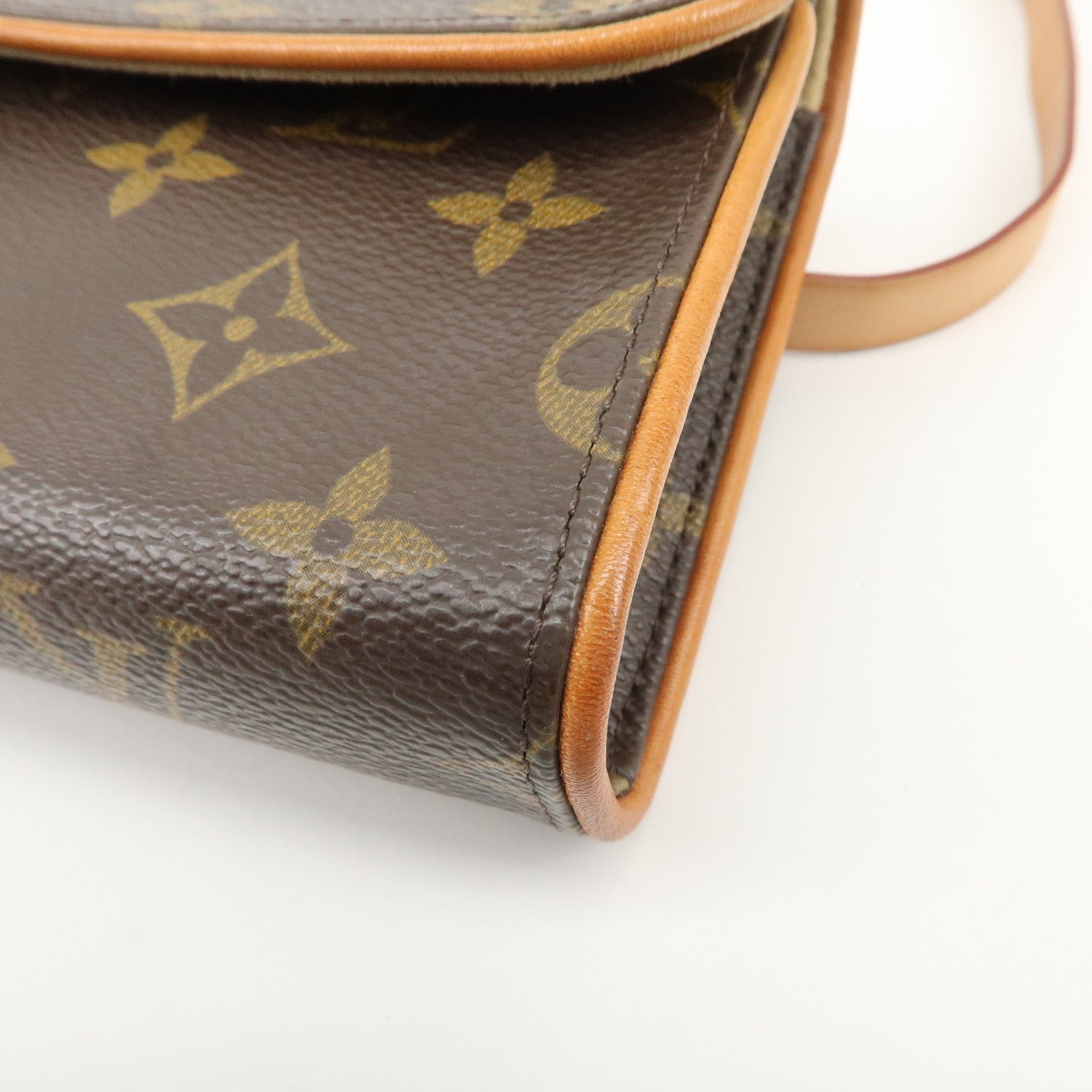 Louis Vuitton Monogram Pochette Florentine Waist Bag BeltXS M51855 Used