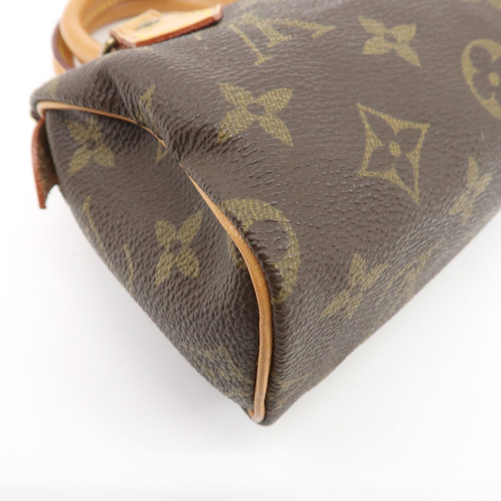 Louis Vuitton Monogram Mini Speedy 
Strap M41534 J00145 Used