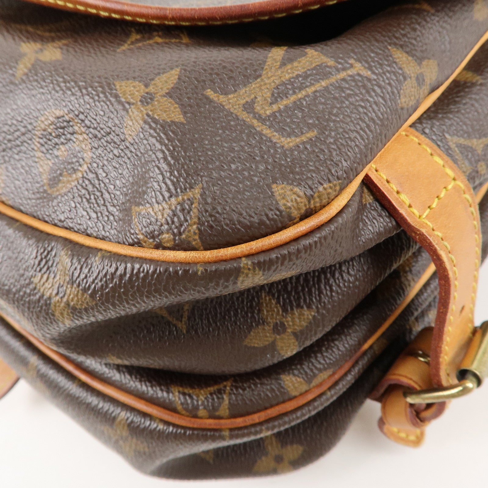 Louis Vuitton Monogram Saumur 30 Crossbody Bag Brown M42256