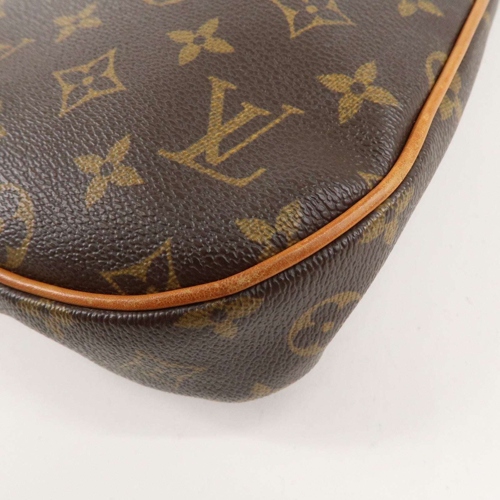 Louis Vuitton Monogram Odeon MM Shoulder Bag Brown M56389