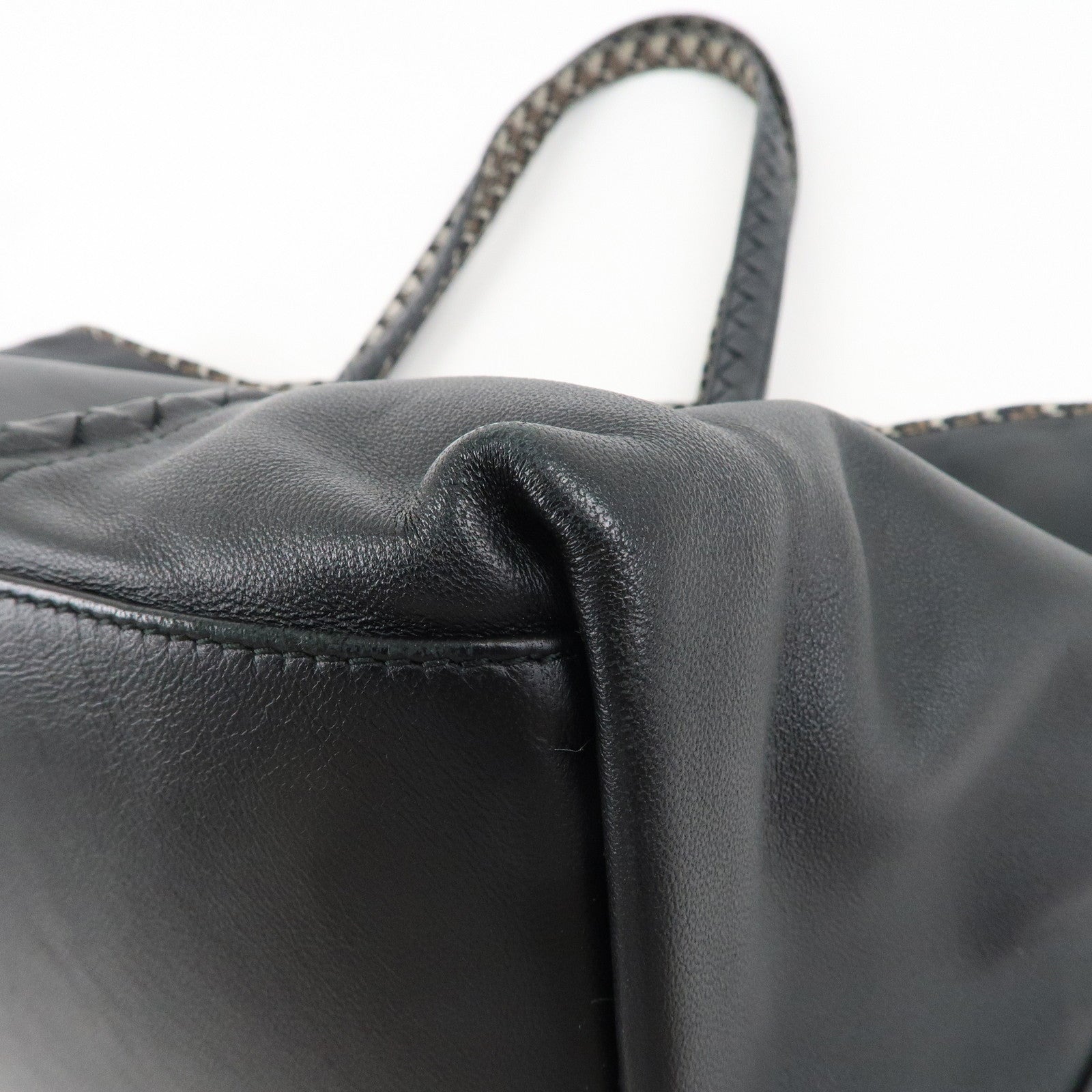 BOTTEGA VENETA Leather Reversible Tote Bag Black