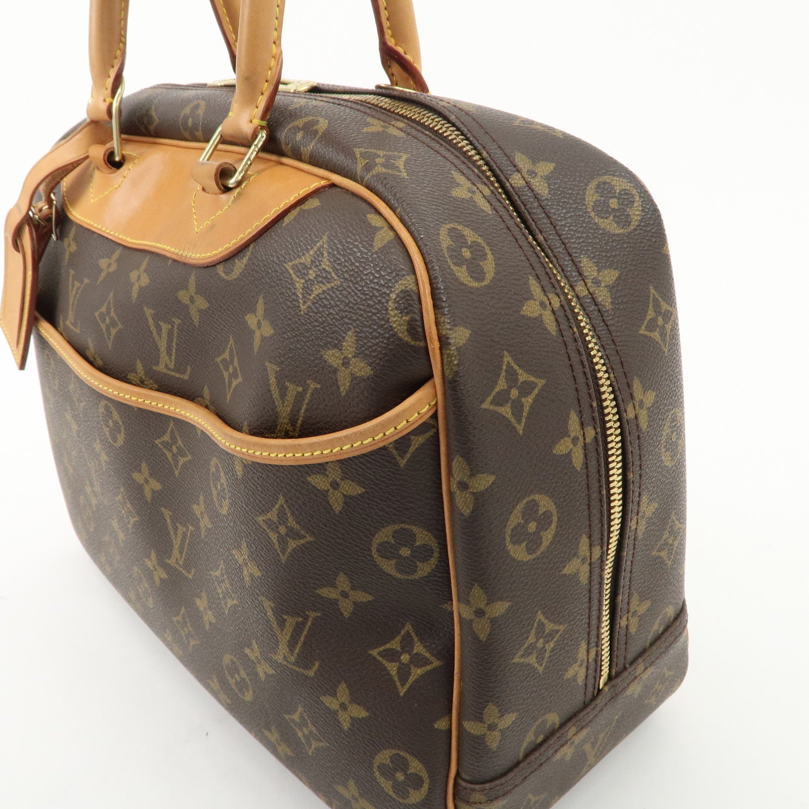 Louis Vuitton Monogram Deauville Hand Bag M47270 Used