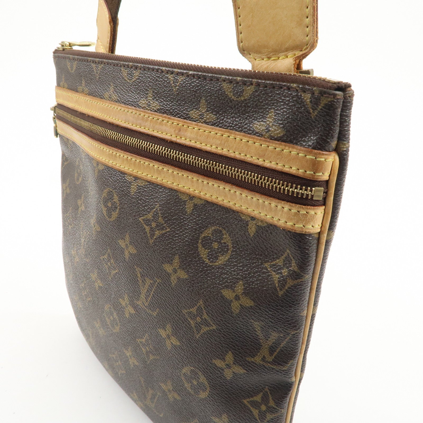 Louis Vuitton Monogram Pochette Bosphore Shoulder Bag M40044 Used