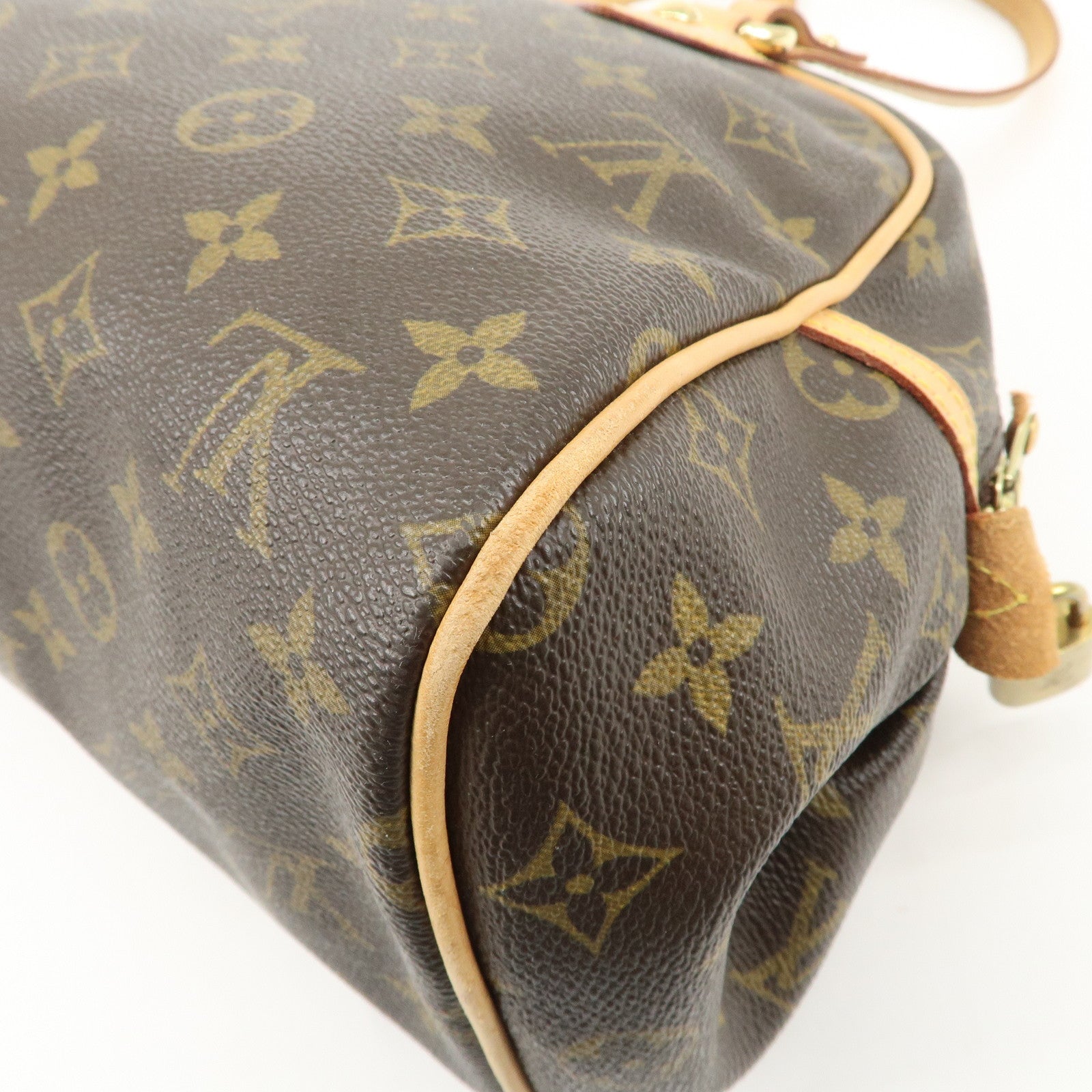 Louis Vuitton Monogram Montorgueil PM Hand Bag Brown M95565 Used