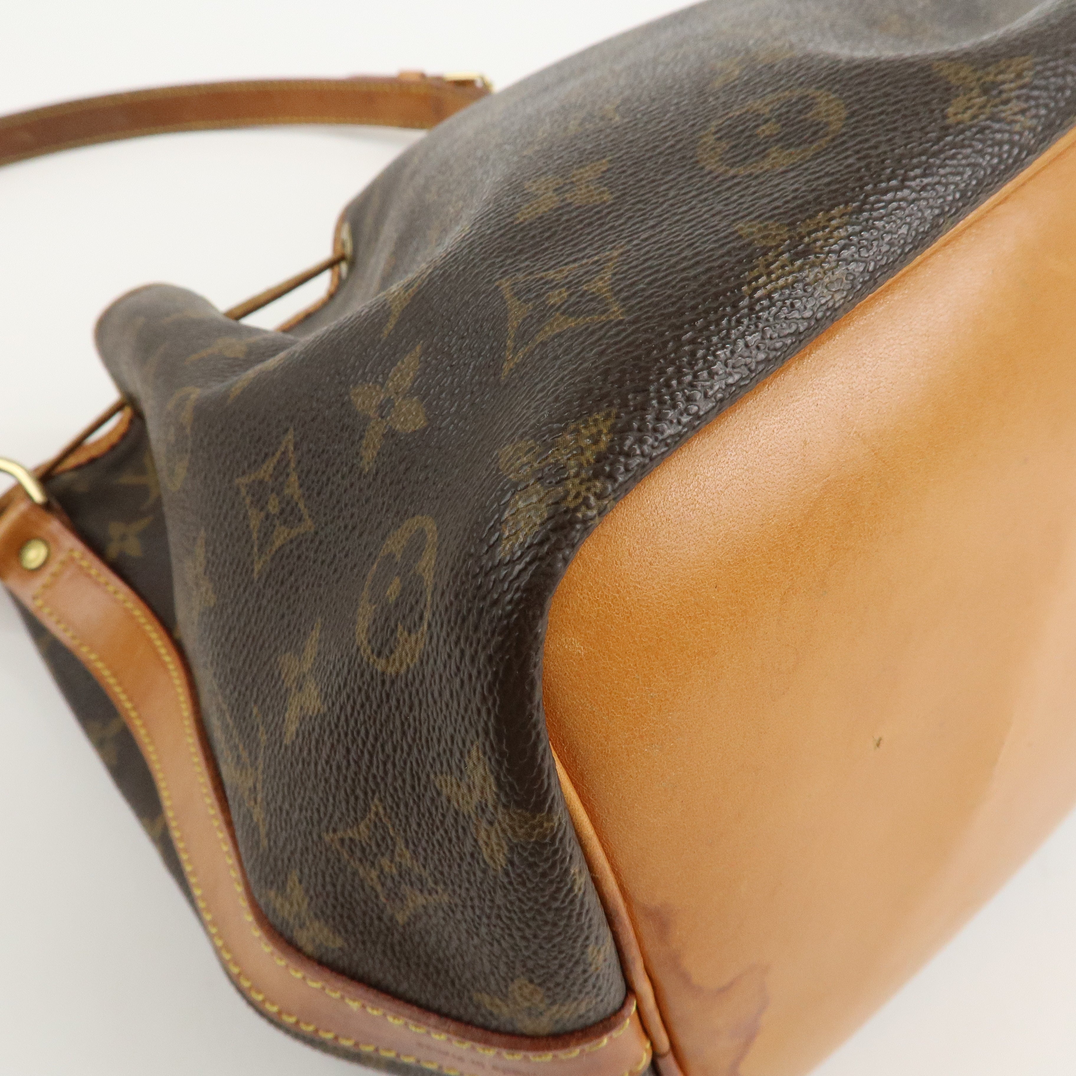 Louis Vuitton Monogram Petit Noe Shoulder Bag Brown M42226 Used