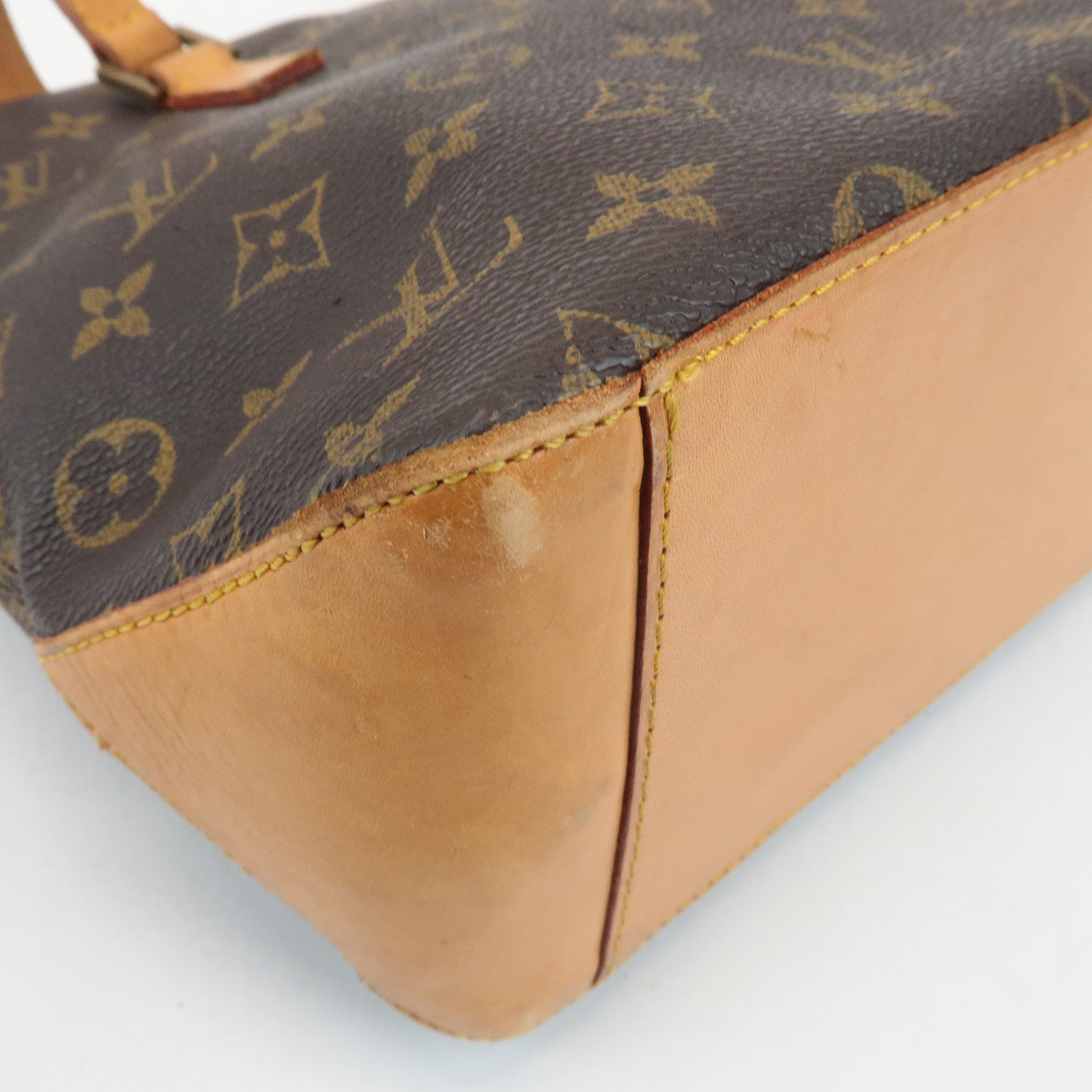 Louis Vuitton Monogram Cabas Piano Tote Bag Hand Bag M51148 Used