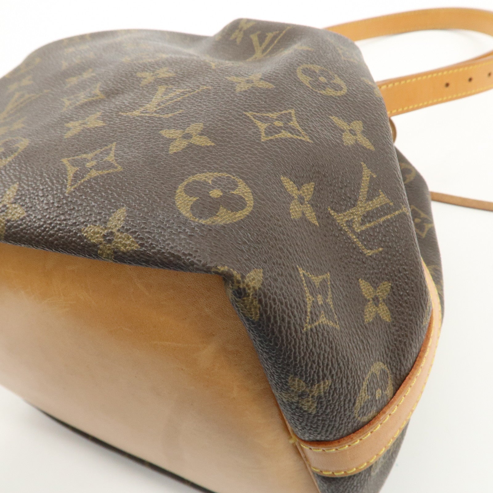 Louis Vuitton Monogram Petit Noe Shoulder Bag Brown M42226 Used