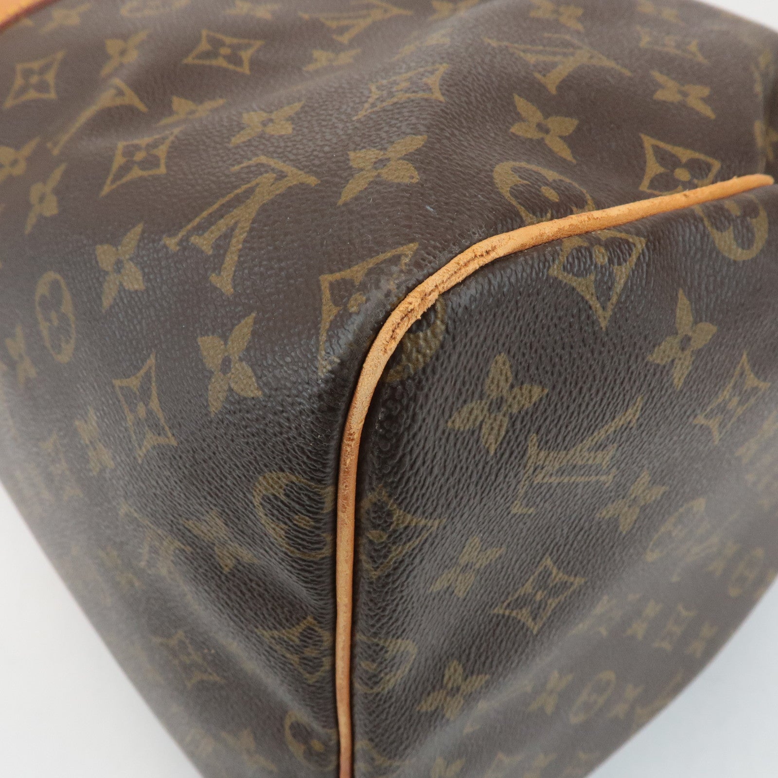 Louis Vuitton Monogram Keep All 55 Boston Bag Brown M41424 Used