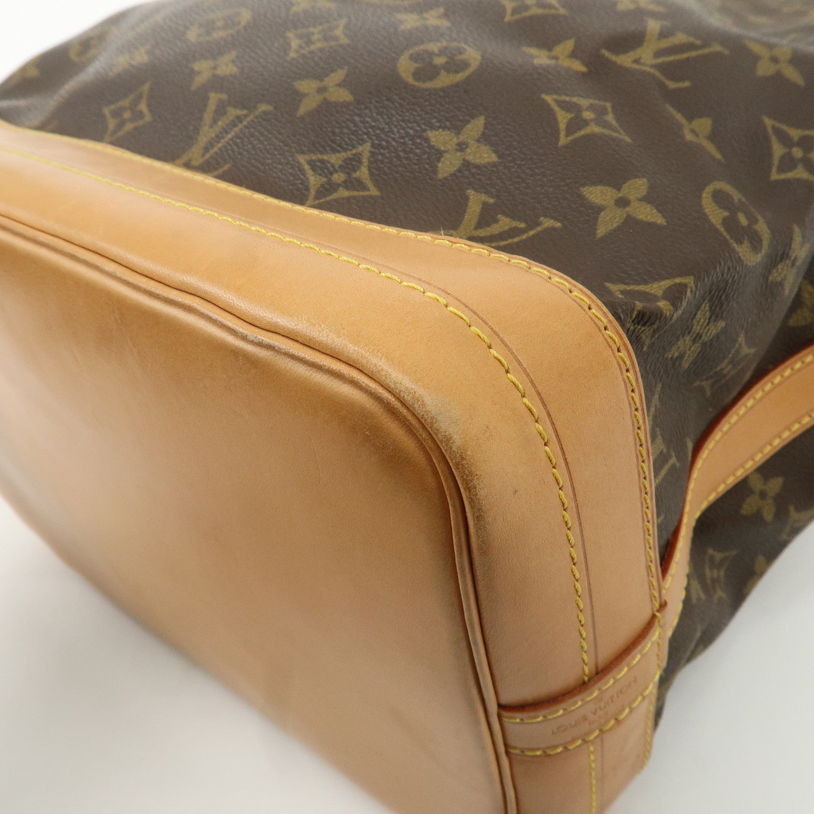 Louis Vuitton Monogram Noe Shoulder Bag Hand Bag Brown M42224 Used