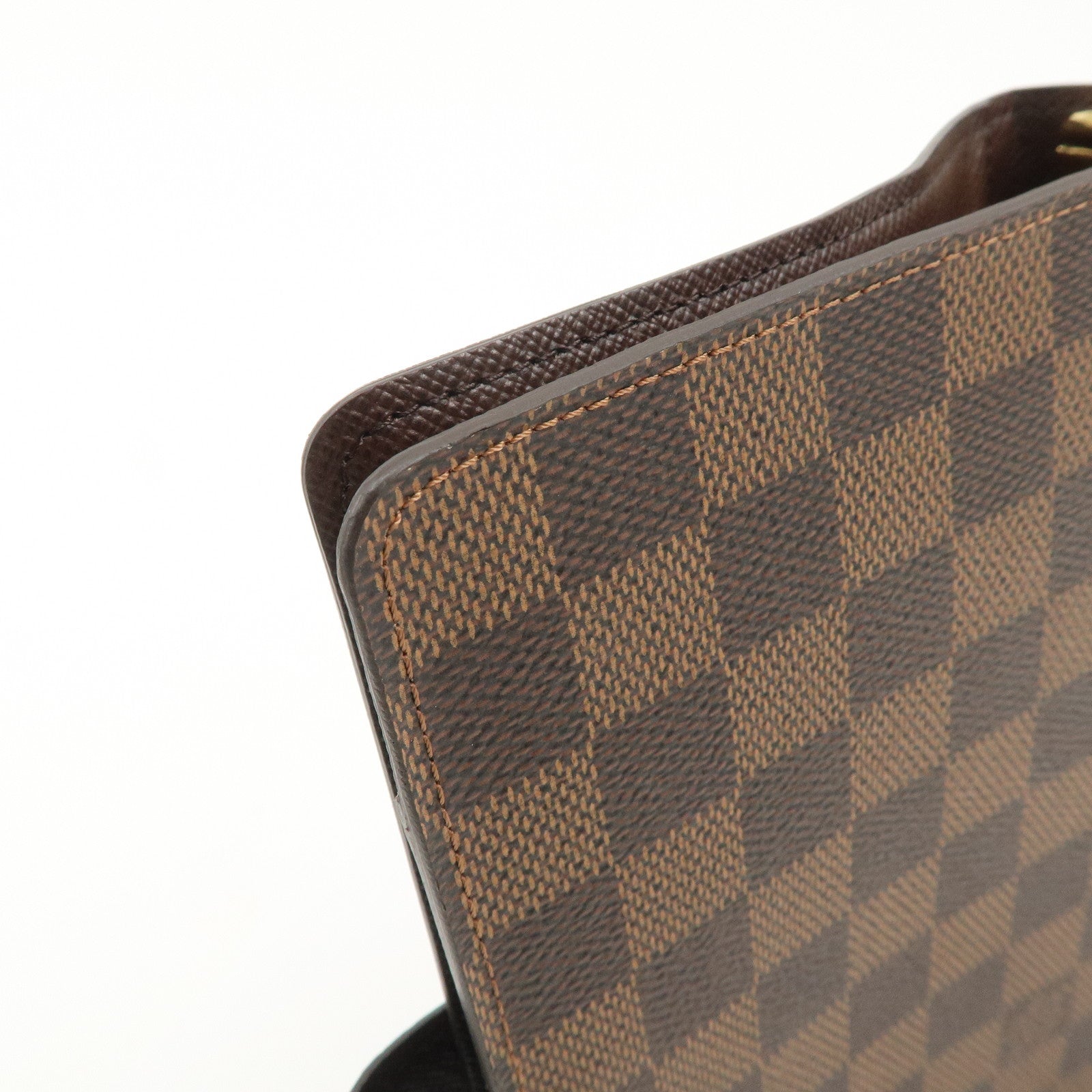 Louis Vuitton Damier Agenda MM Planner Cover Brown R20701 Used